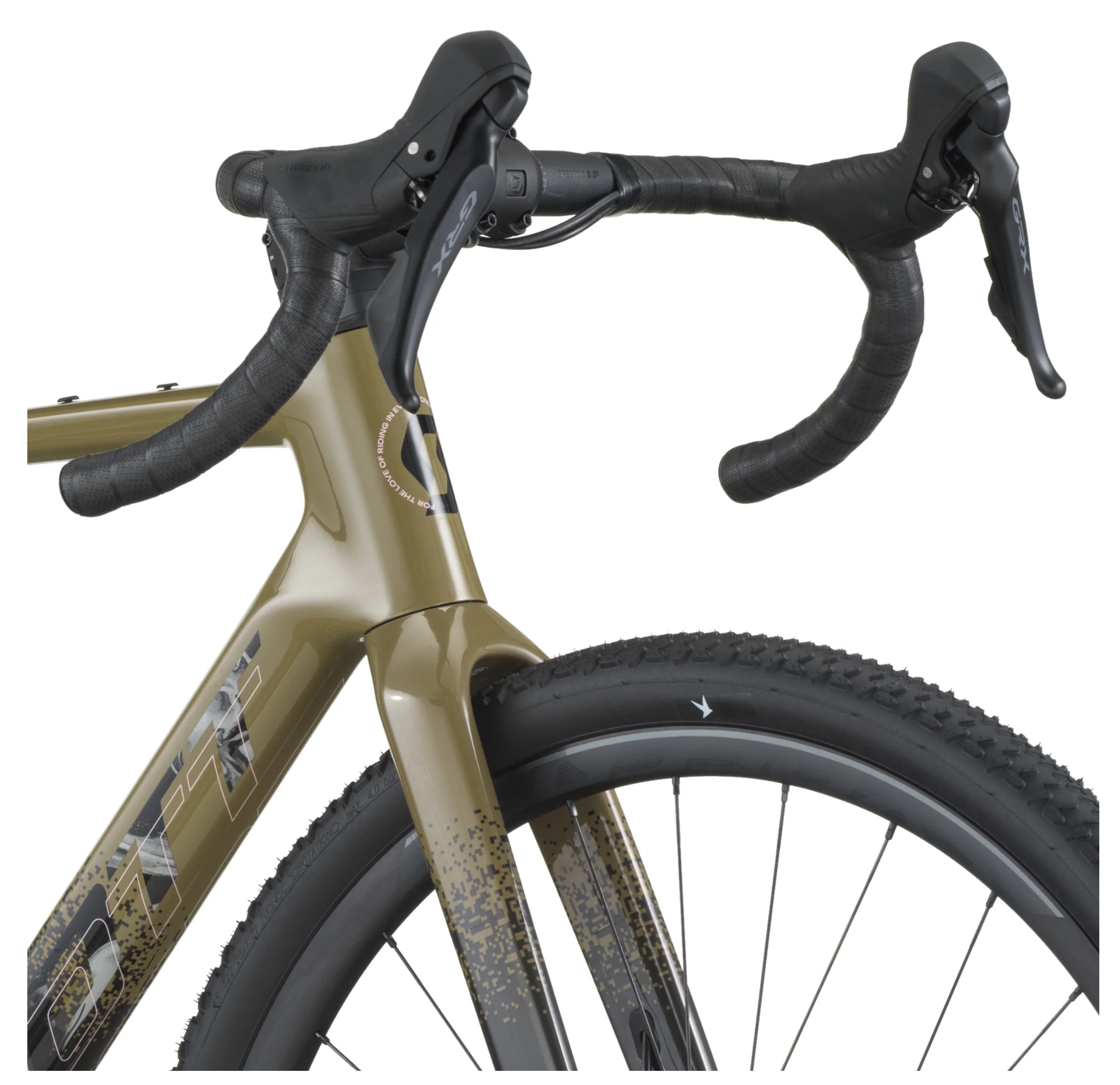 Scott Addict Gravel 40 Gravel Bike In Kaki Green Carbon Black - Image 5