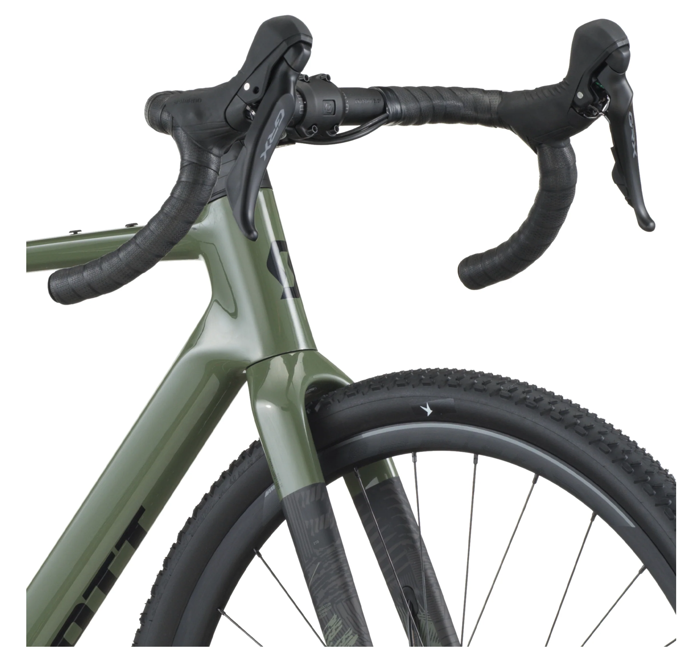 Scott Addict Gravel 40 Gravel Bike In Wenge Green - Image 5