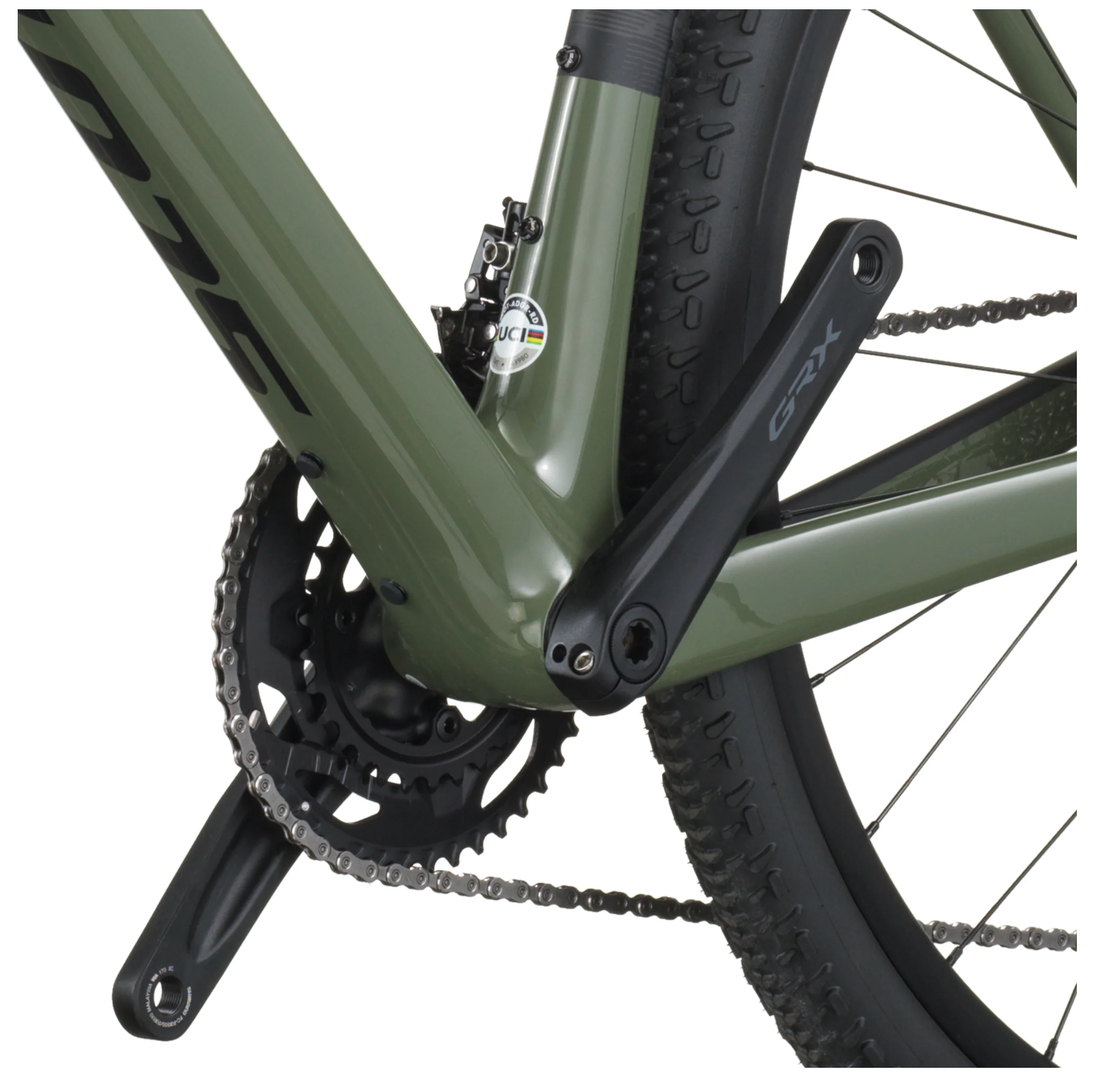 Scott Addict Gravel 40 Gravel Bike In Wenge Green - Image 6
