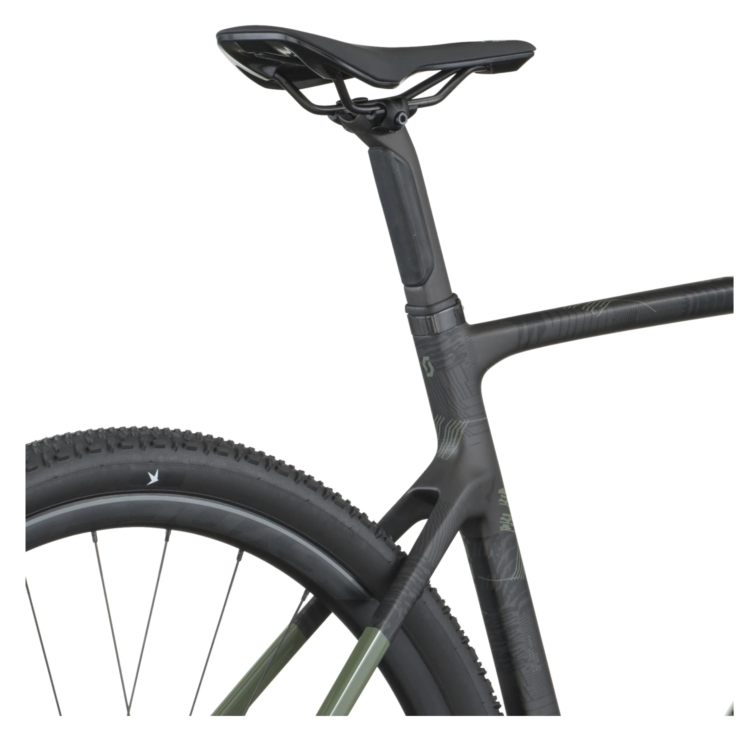 Scott Addict Gravel 40 Gravel Bike In Wenge Green - Image 8