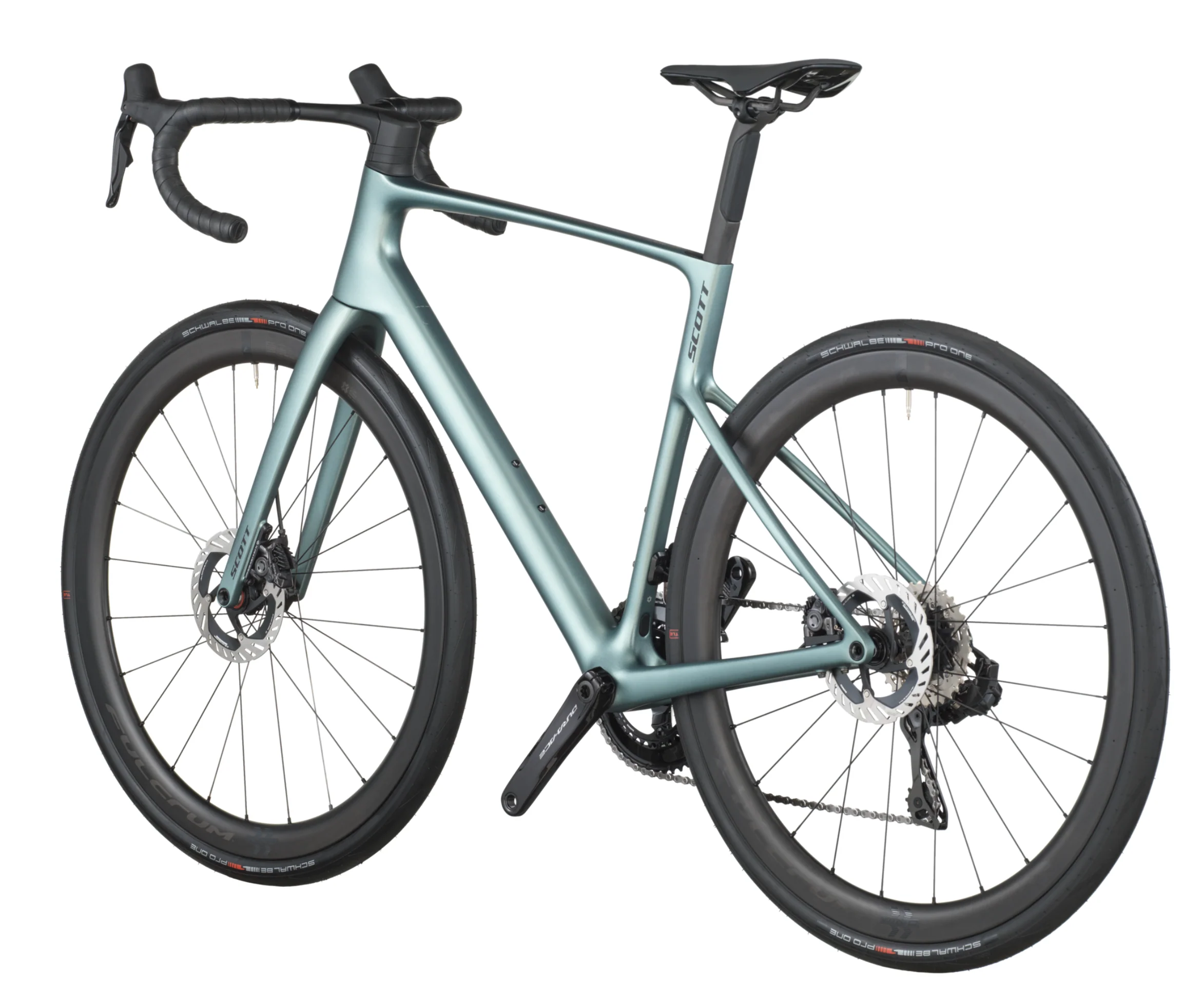 Scott Addict Premium Road Bike In Whale Grey - Image 3