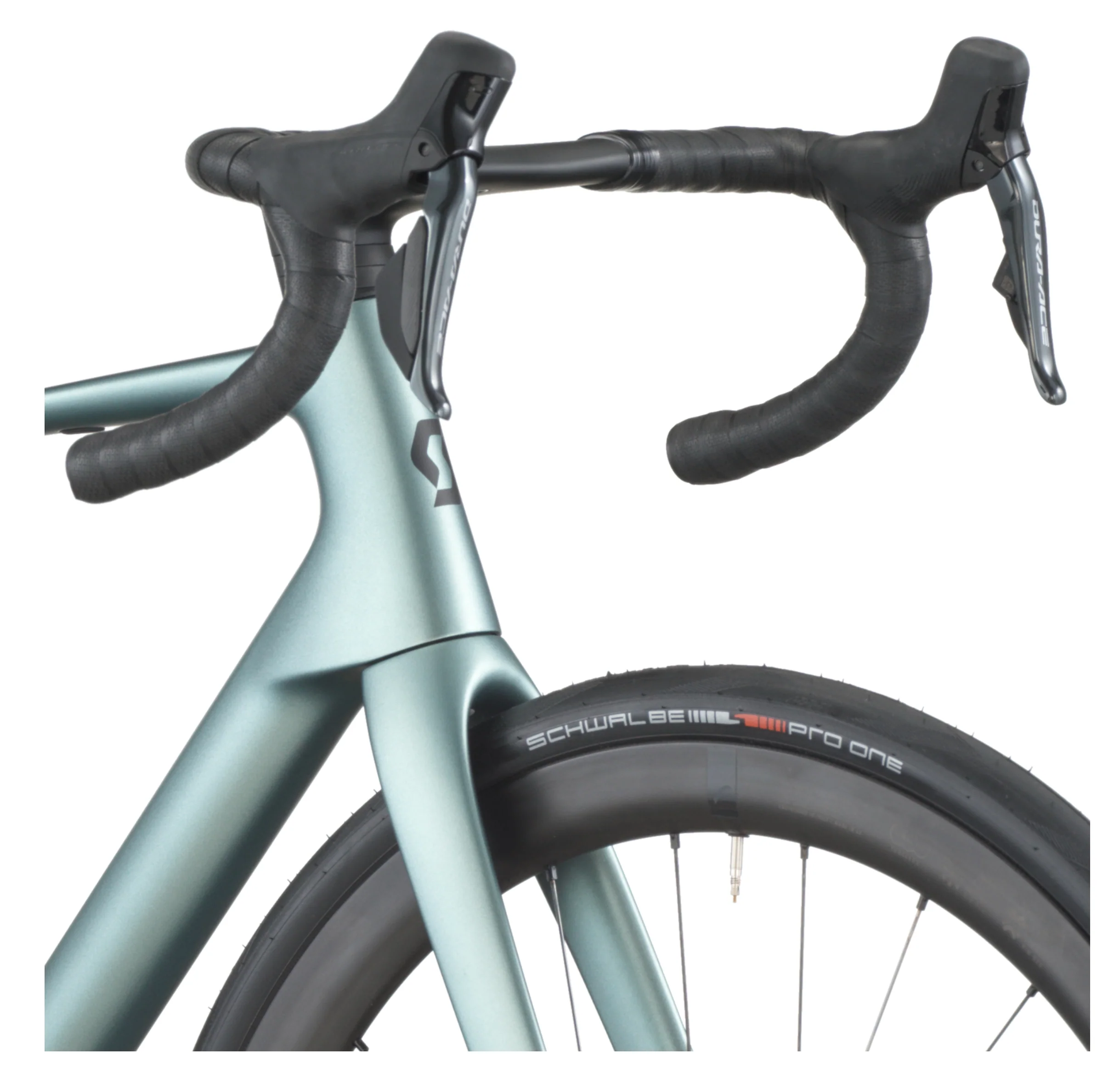 Scott Addict Premium Road Bike In Whale Grey - Image 5