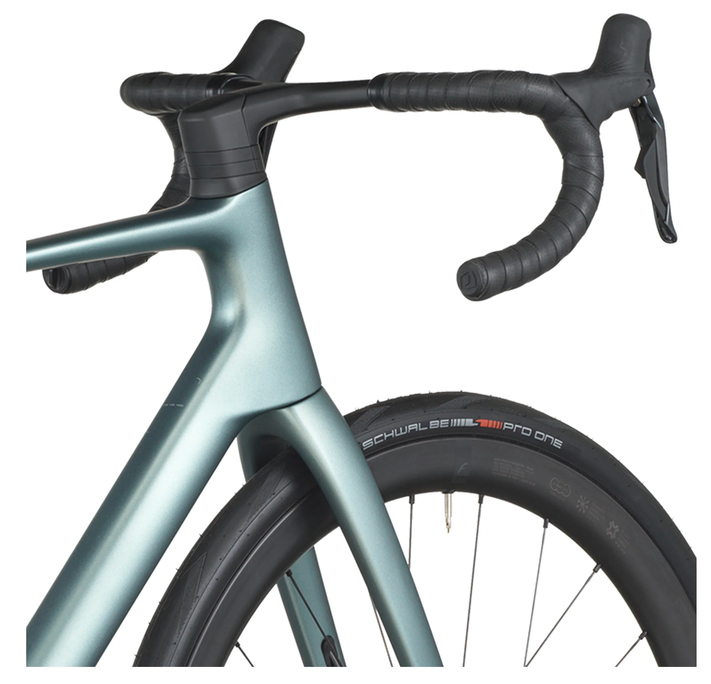 Scott Addict Premium Road Bike In Whale Grey - Image 7