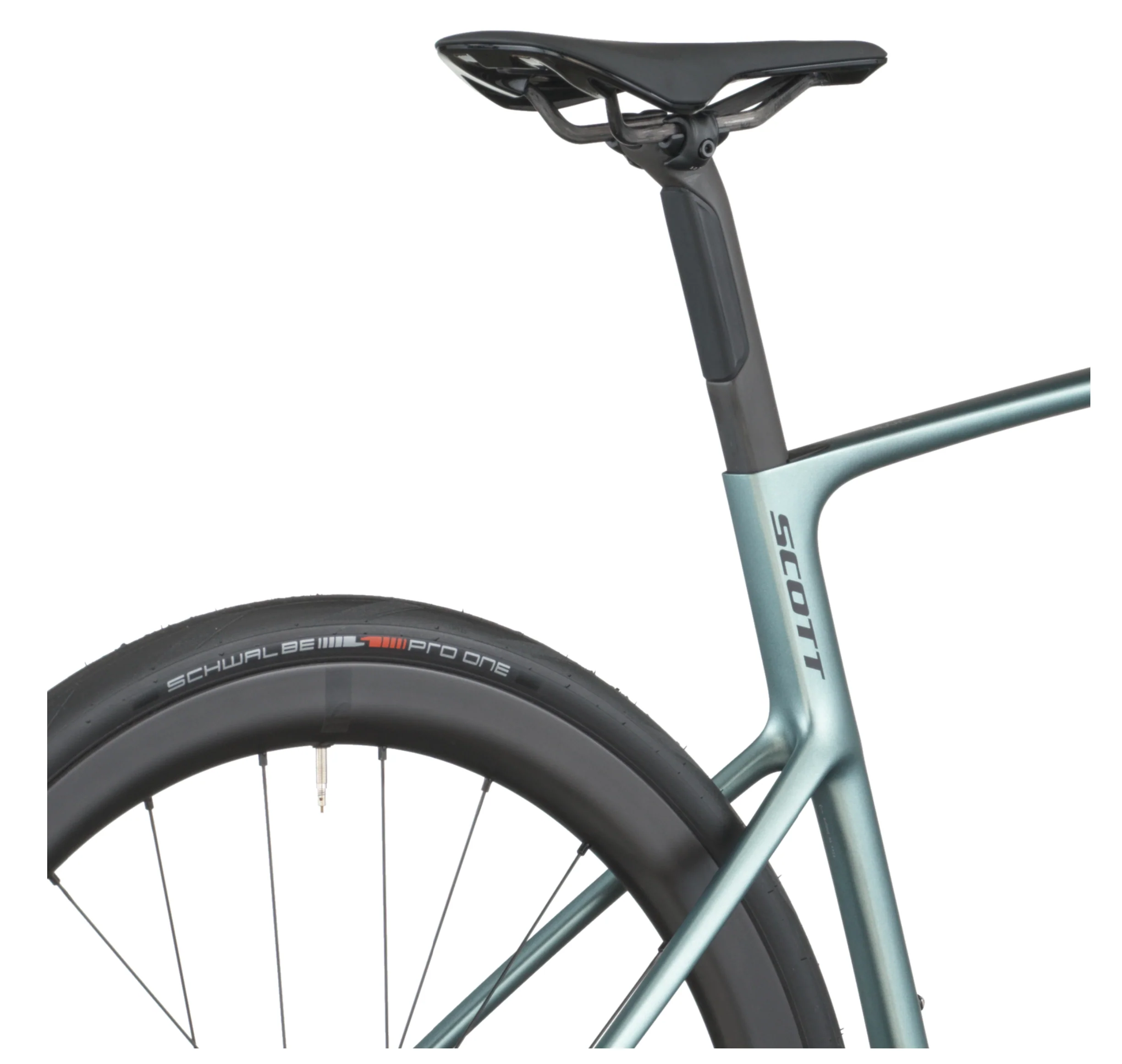 Scott Addict Premium Road Bike In Whale Grey - Image 8