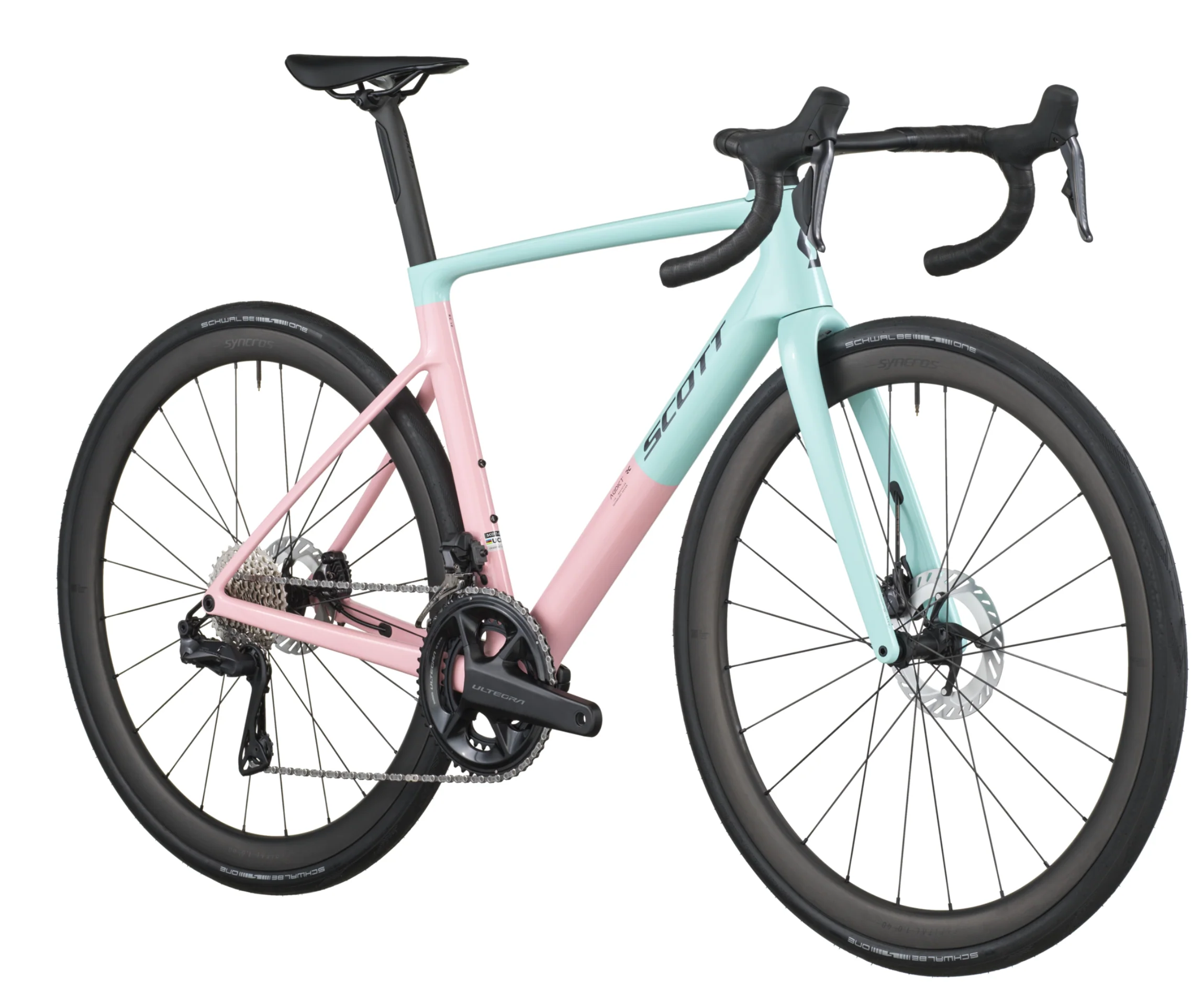Scott Addict RC 10 Road Bike Gelato Blue Gelato Pink - Image 2
