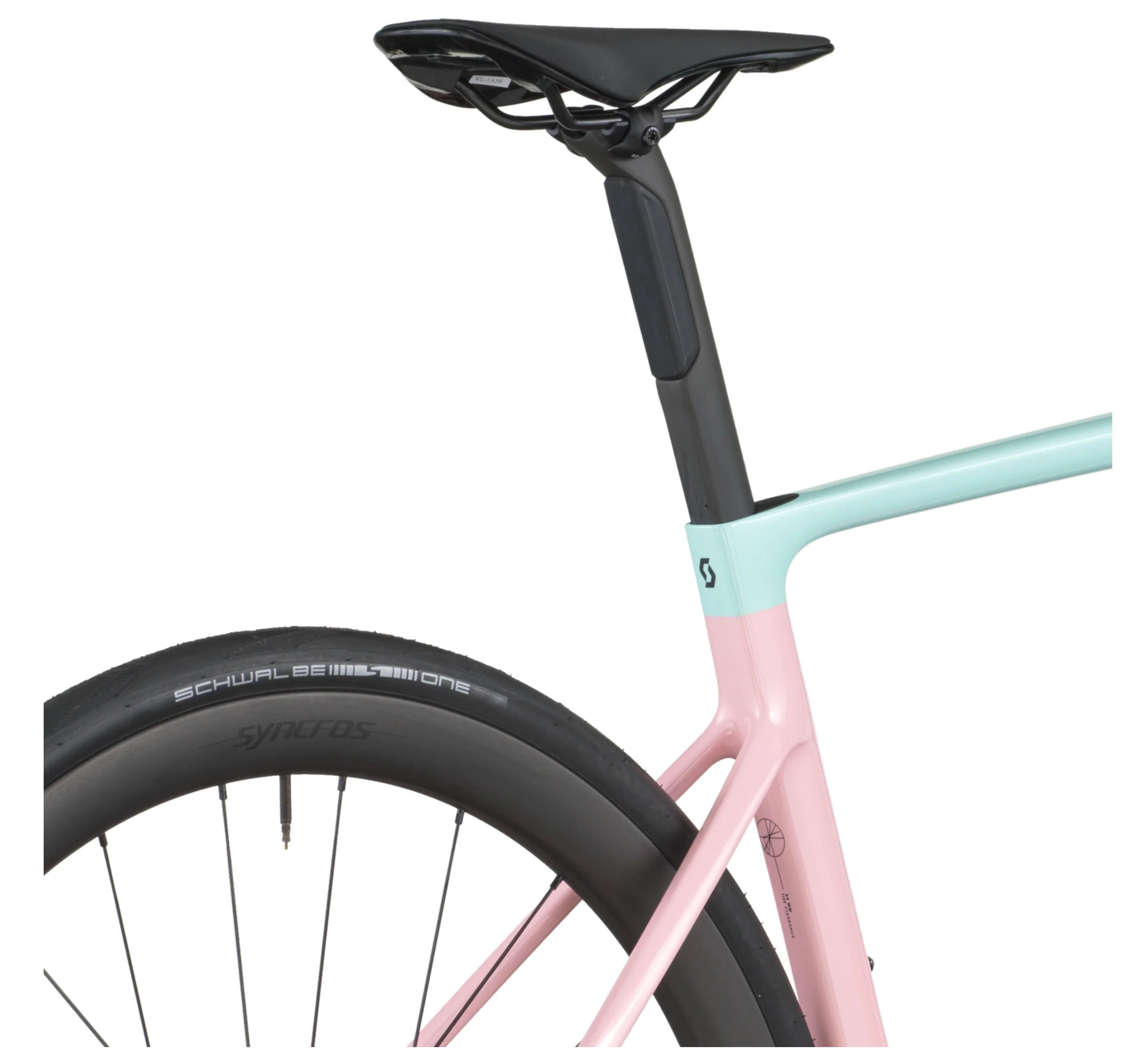 Scott Addict RC 10 Road Bike Gelato Blue Gelato Pink - Image 8