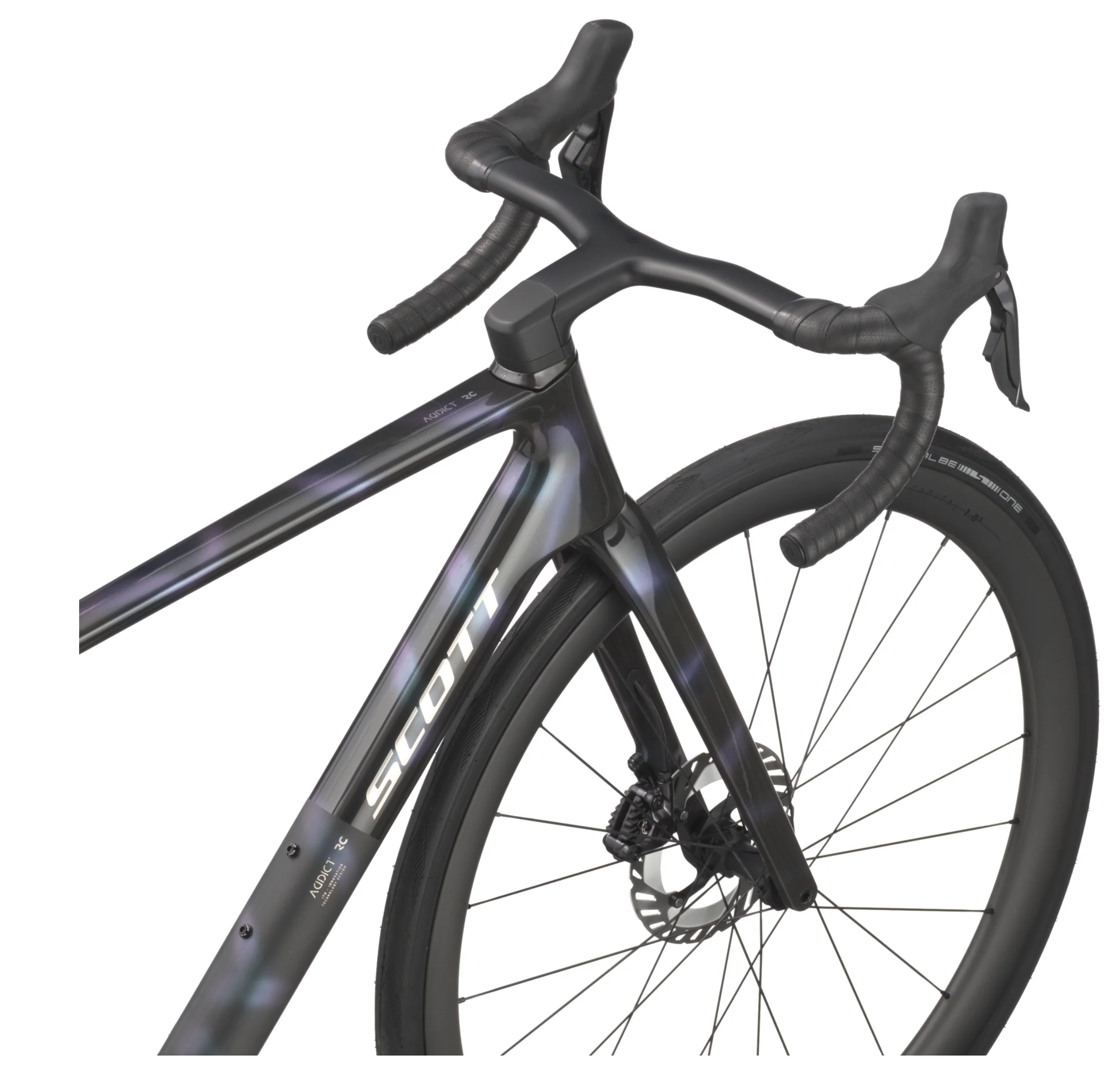 Scott Addict RC 10 Road Bike Sunbeam Black - Image 3