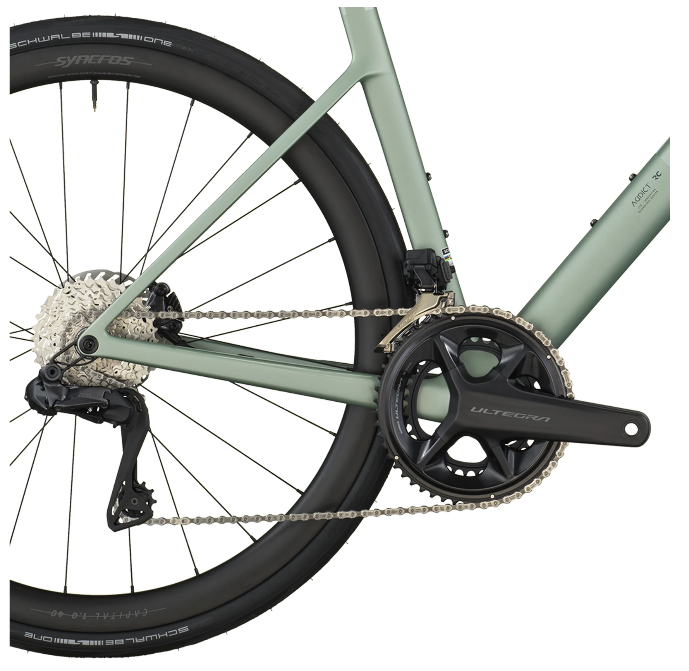 Scott Addict RC 20 Road Bike Reseda Green - Image 4