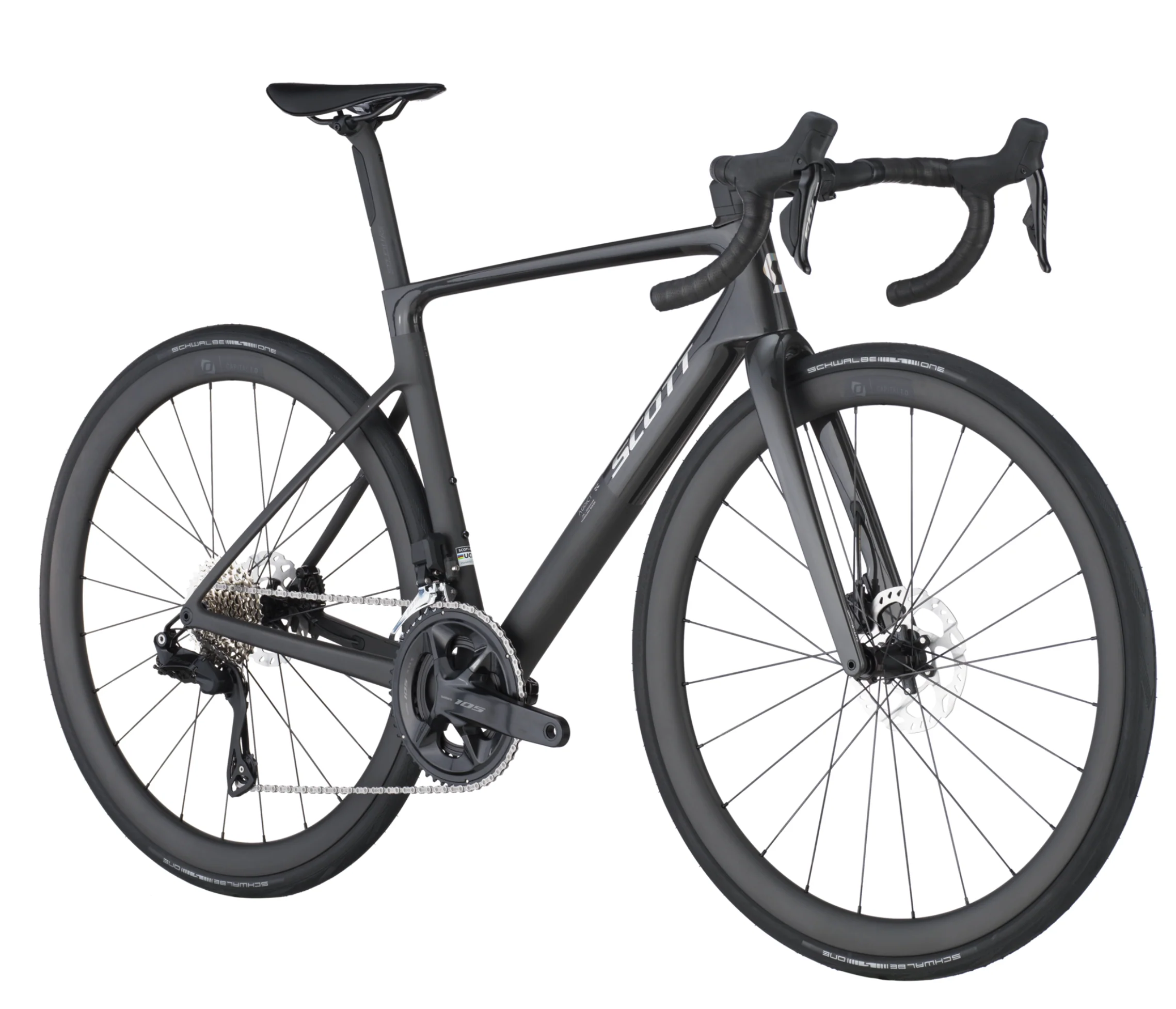 Scott Addict RC 30 Road Bike Carbon Black - Image 2