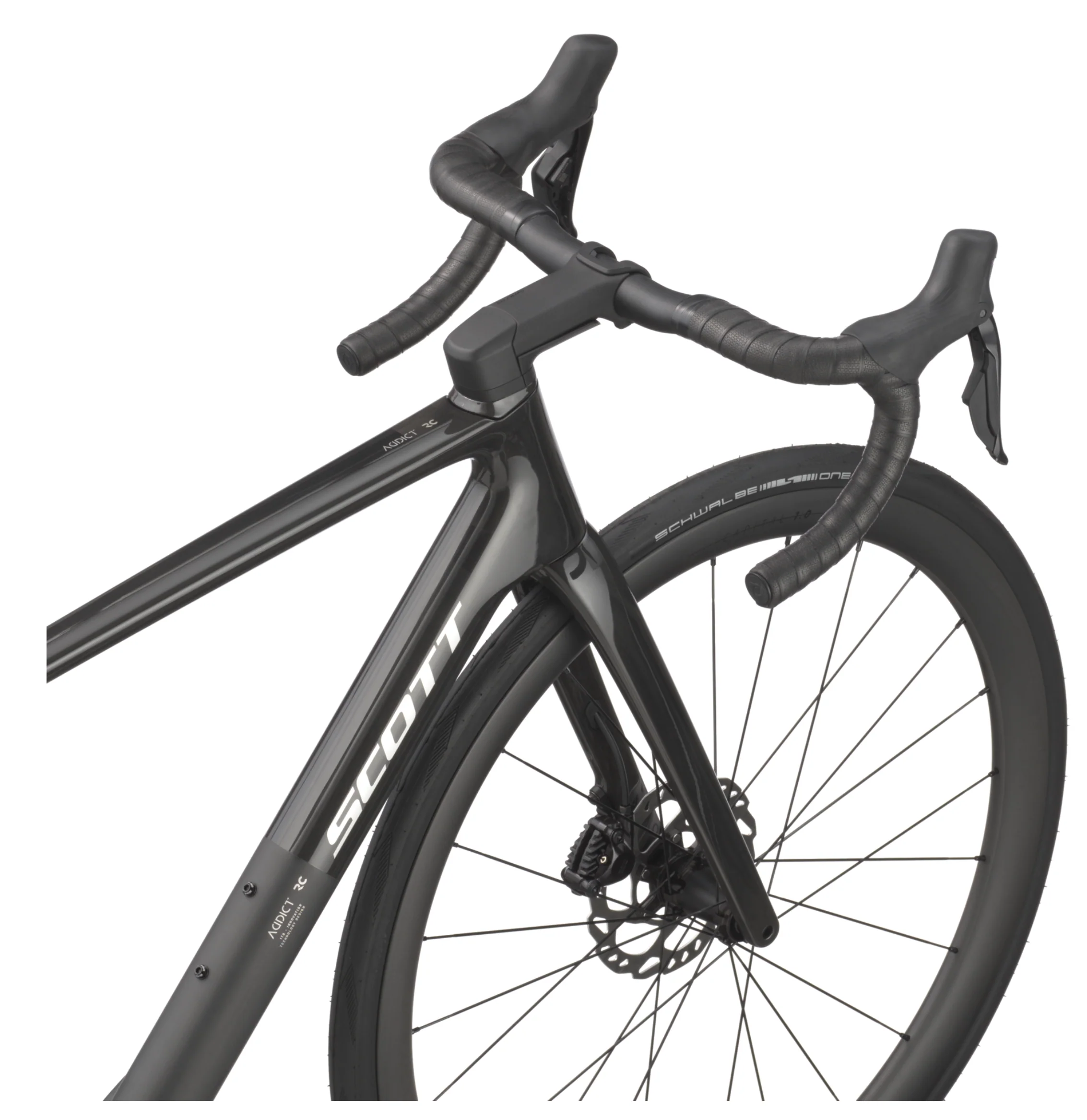Scott Addict RC 30 Road Bike Carbon Black - Image 3