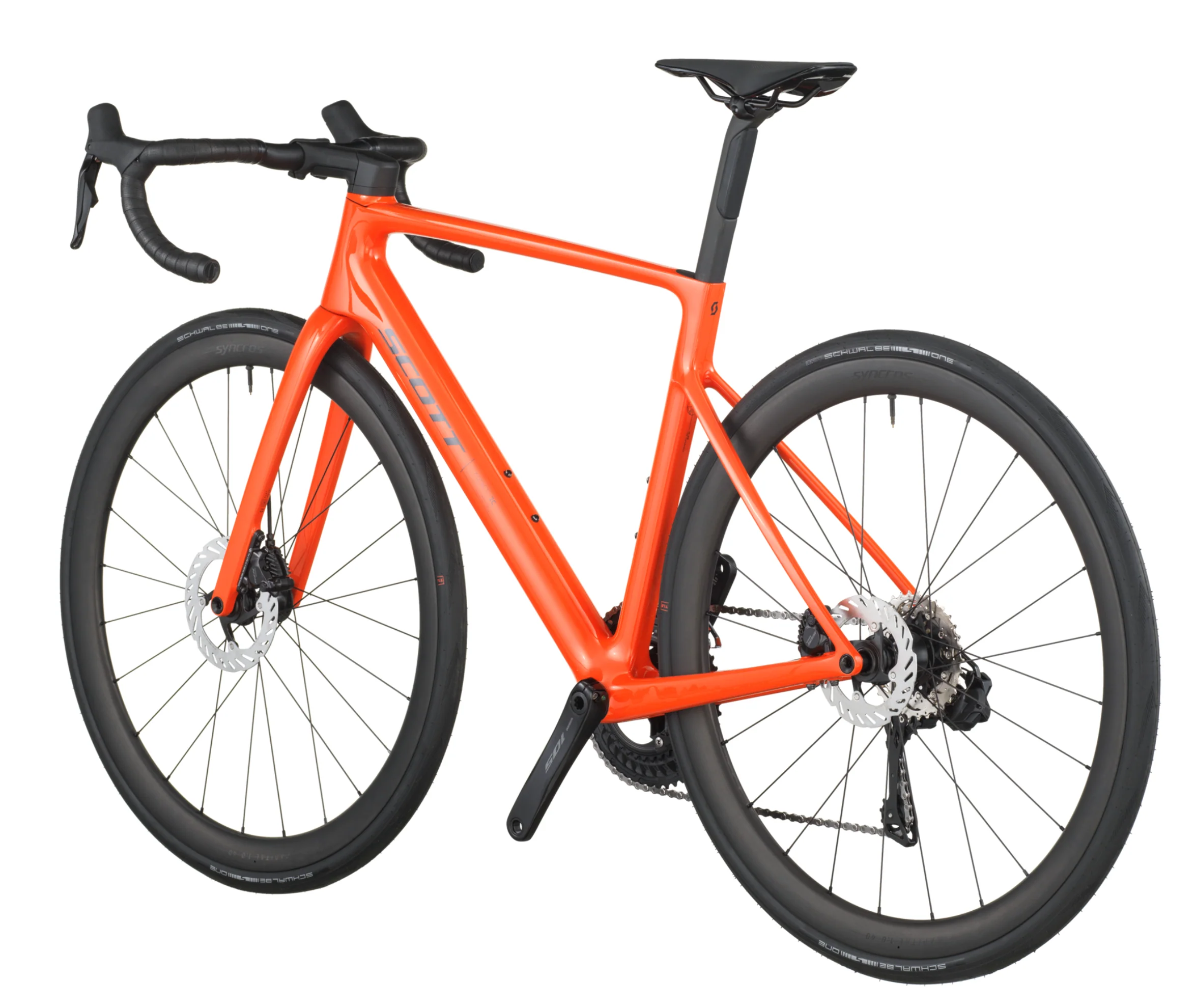 Scott Addict RC 30 Road Bike Flame Orange - Image 2