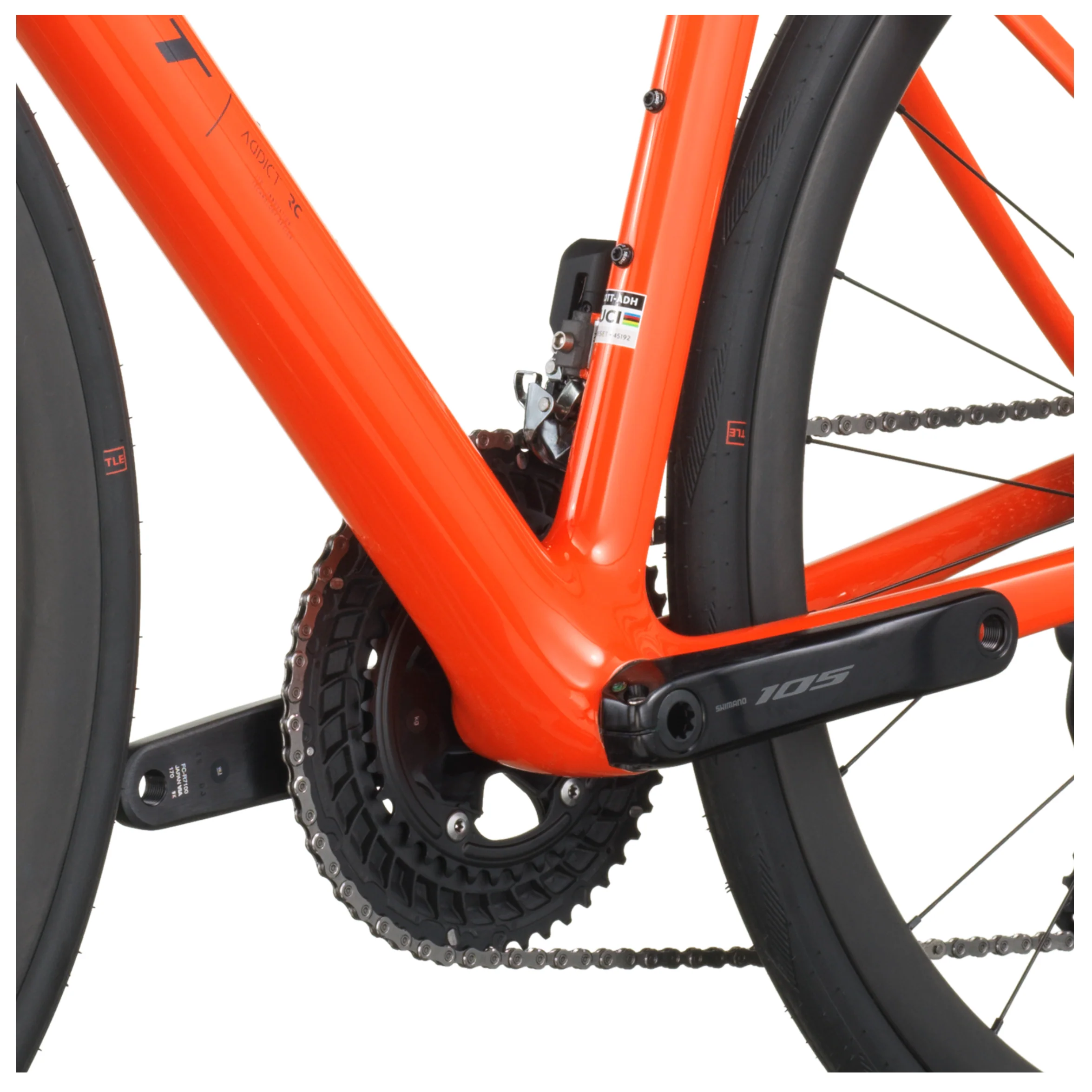 Scott Addict RC 30 Road Bike Flame Orange - Image 5