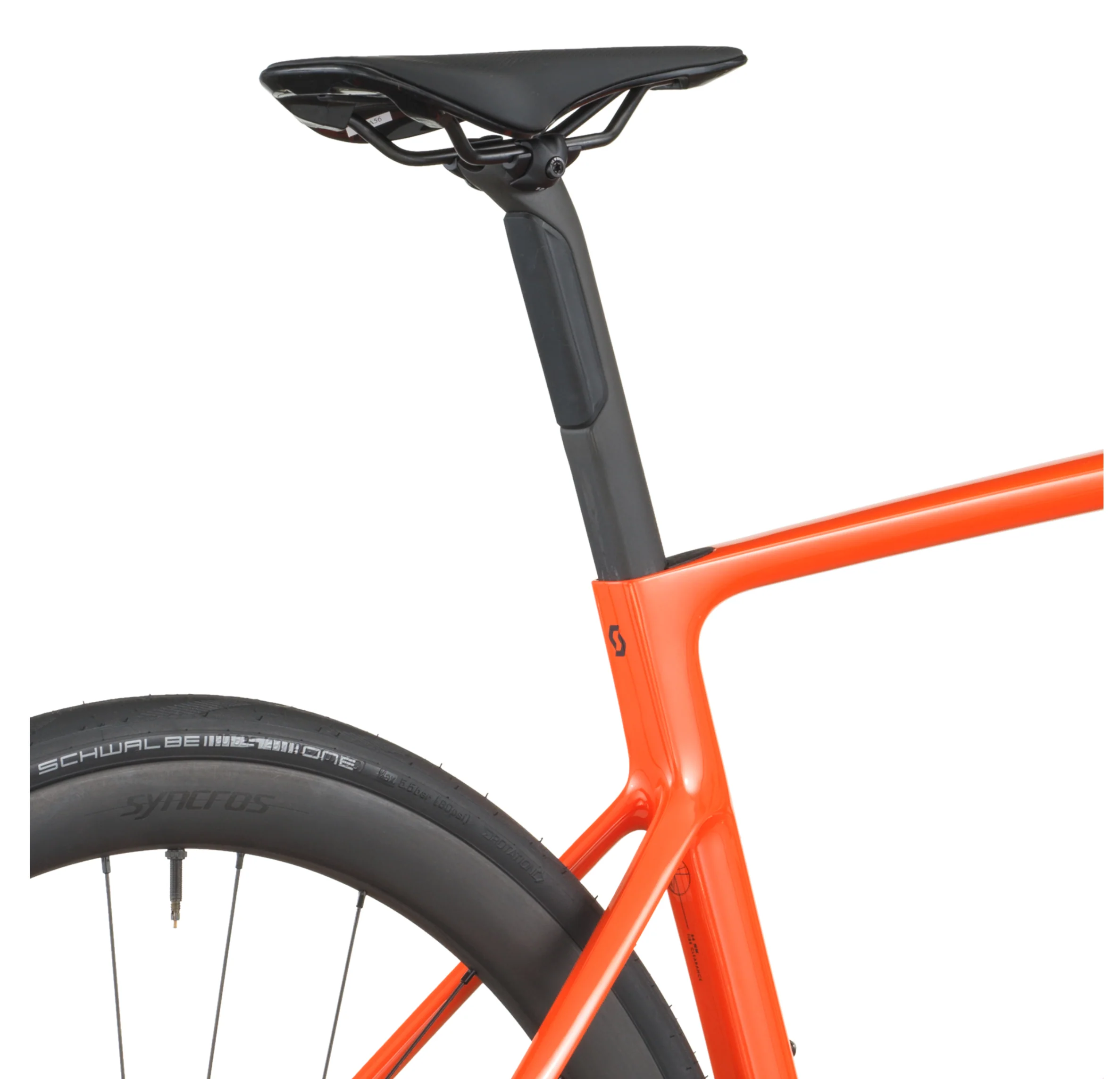 Scott Addict RC 30 Road Bike Flame Orange - Image 7