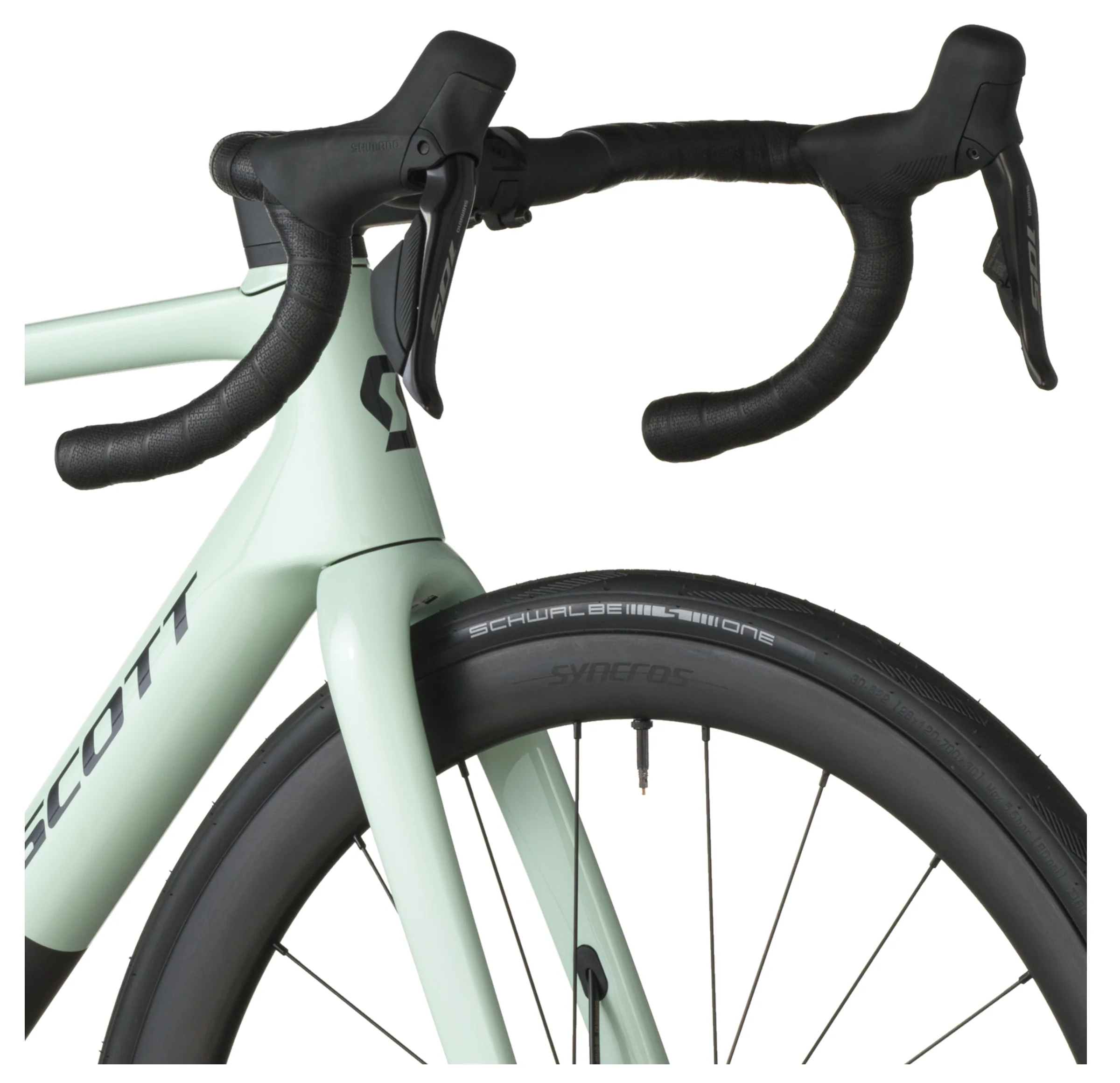 Scott Addict RC 30 Road Bike Frozen Green Carbon Black - Image 5