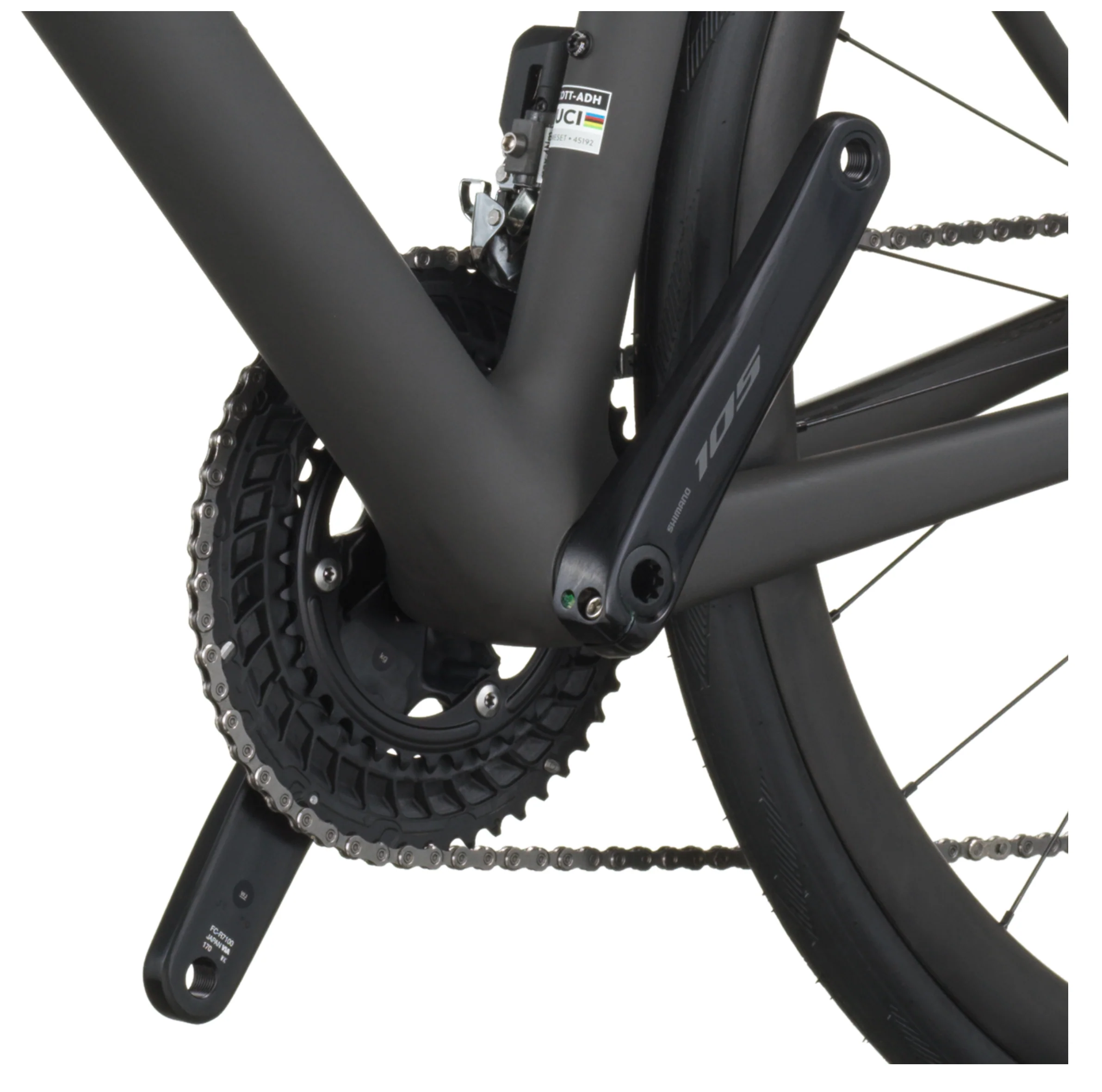 Scott Addict RC 30 Road Bike Frozen Green Carbon Black - Image 6