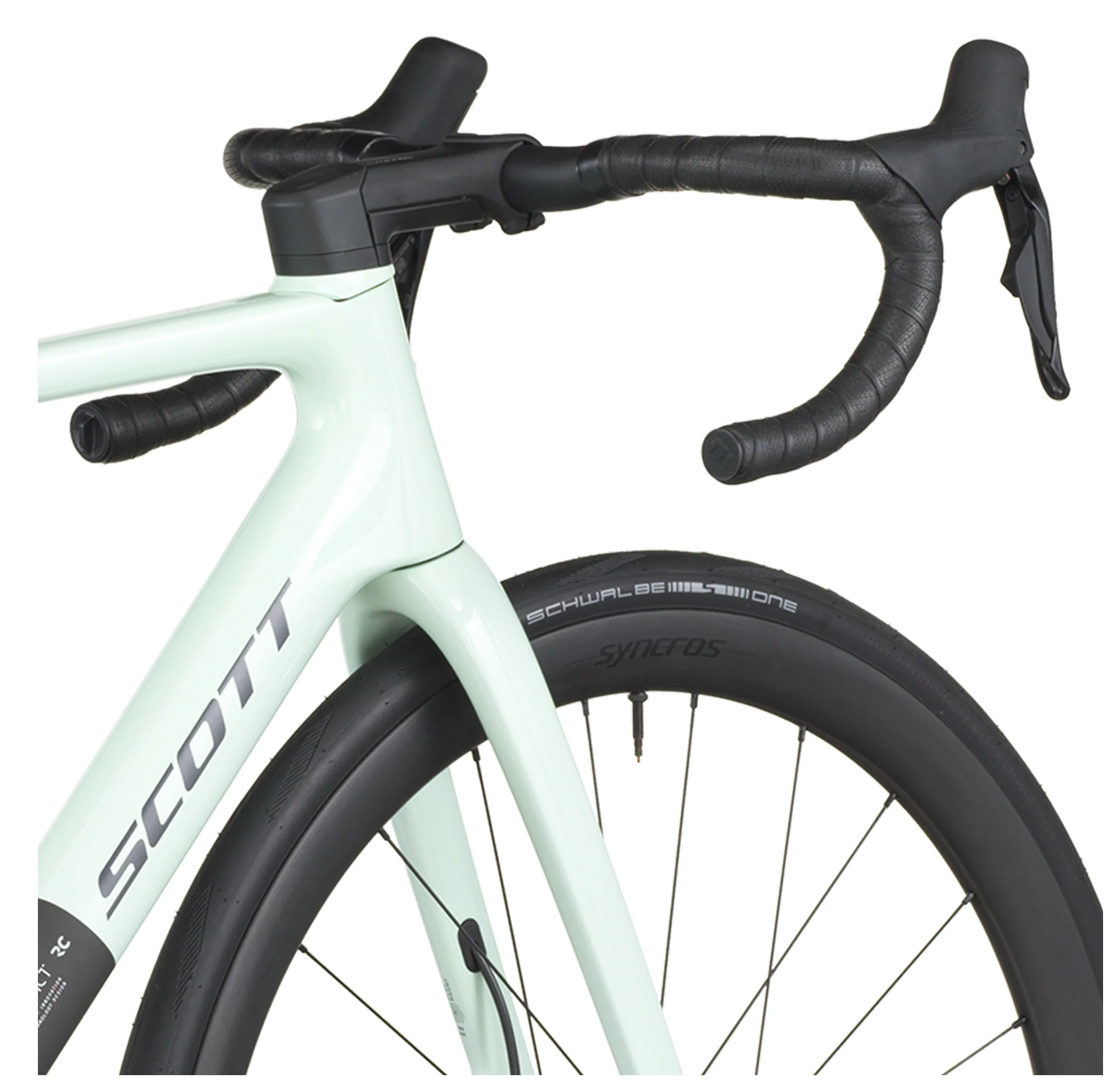 Scott Addict RC 30 Road Bike Frozen Green Carbon Black - Image 7