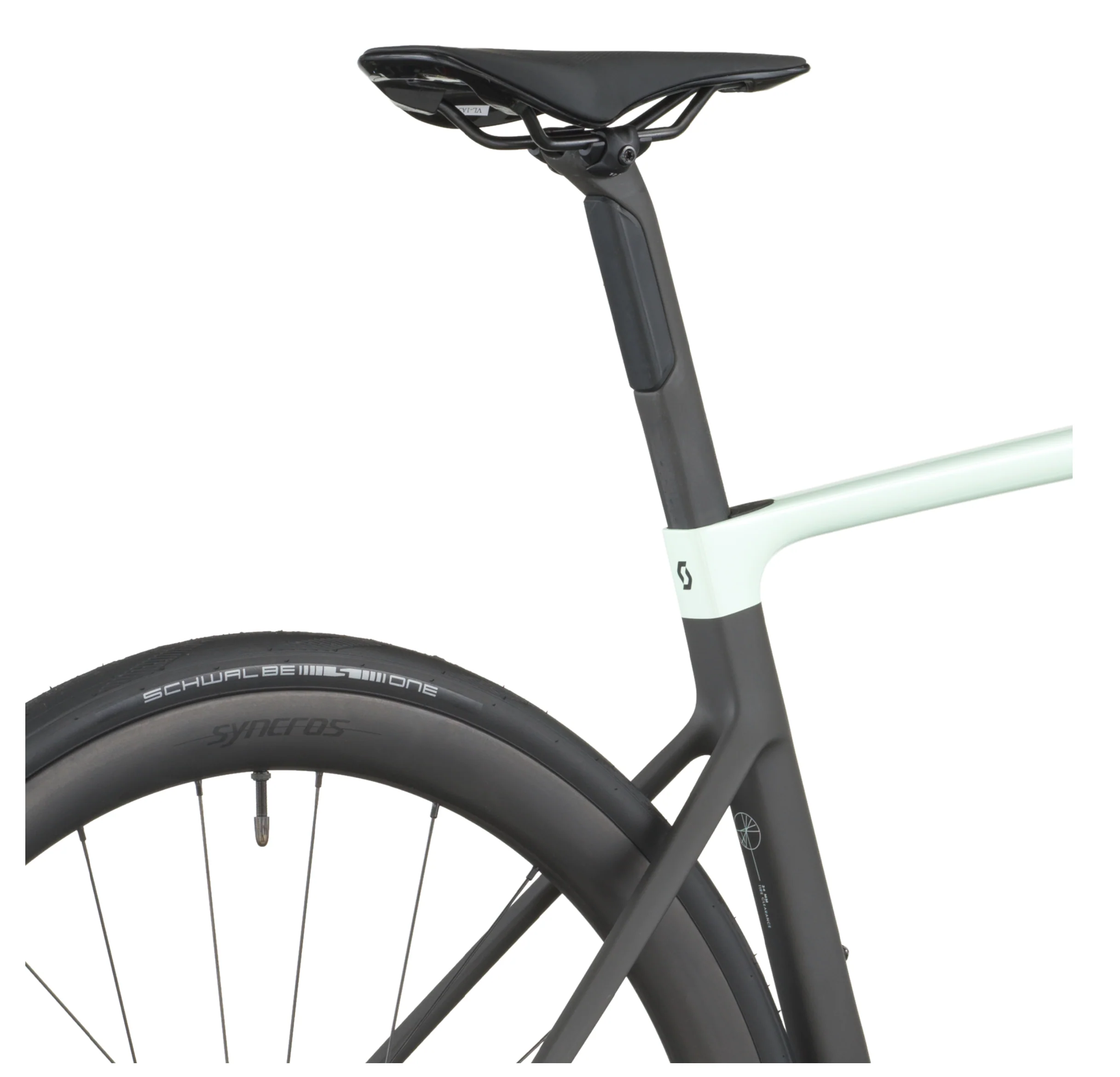 Scott Addict RC 30 Road Bike Frozen Green Carbon Black - Image 8