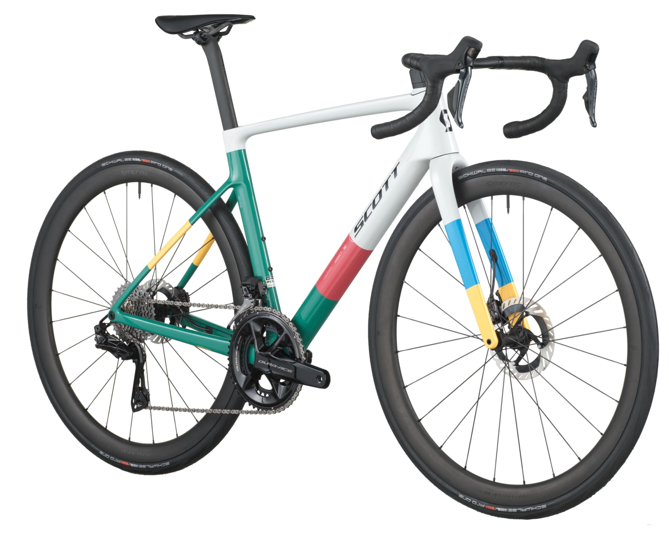 Scott Addict RC Pro Road Bike Beluga Grey Seashore Green - Image 2