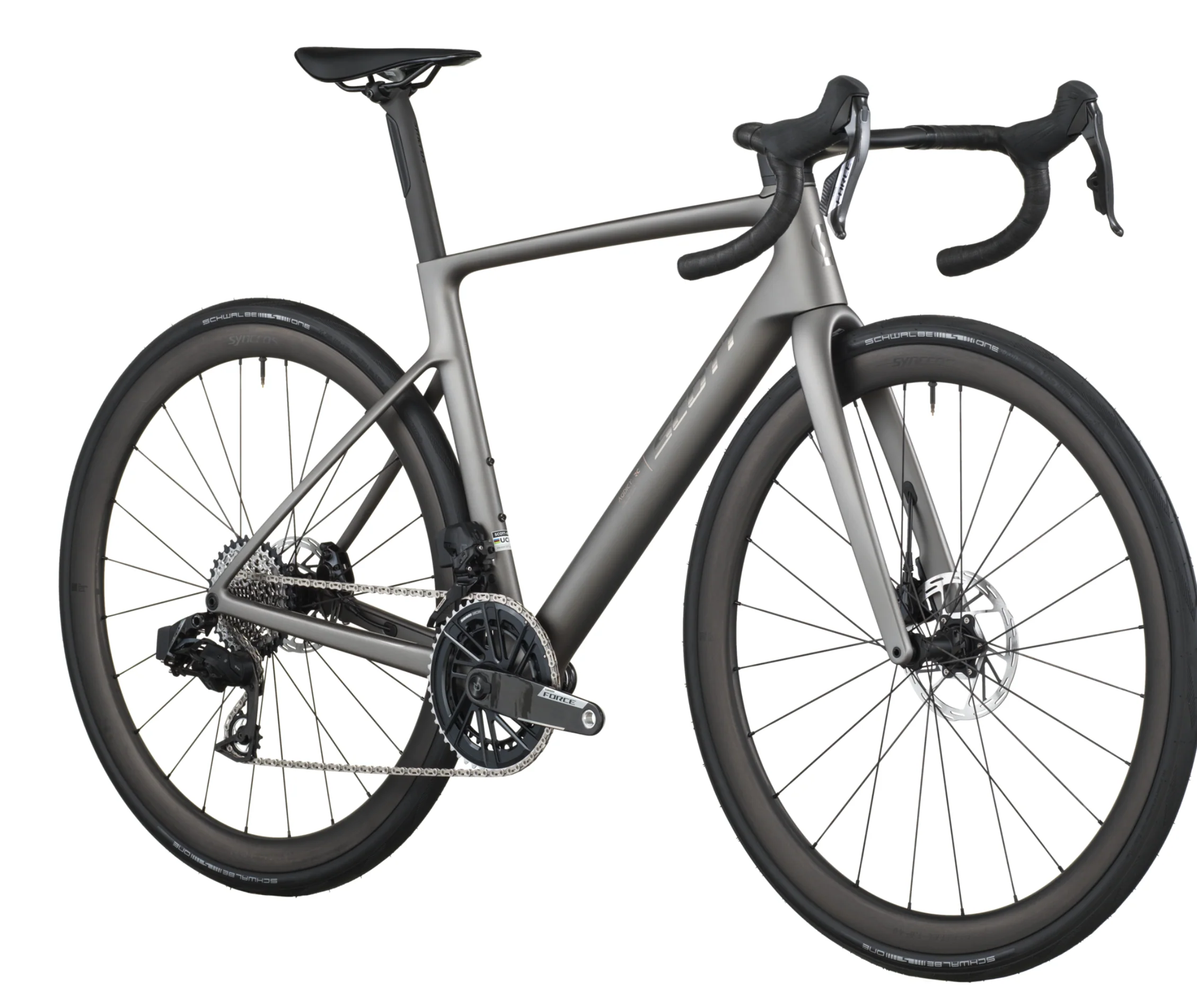 Scott Addict RC Team Road Bike Tungsten Grey - Image 2