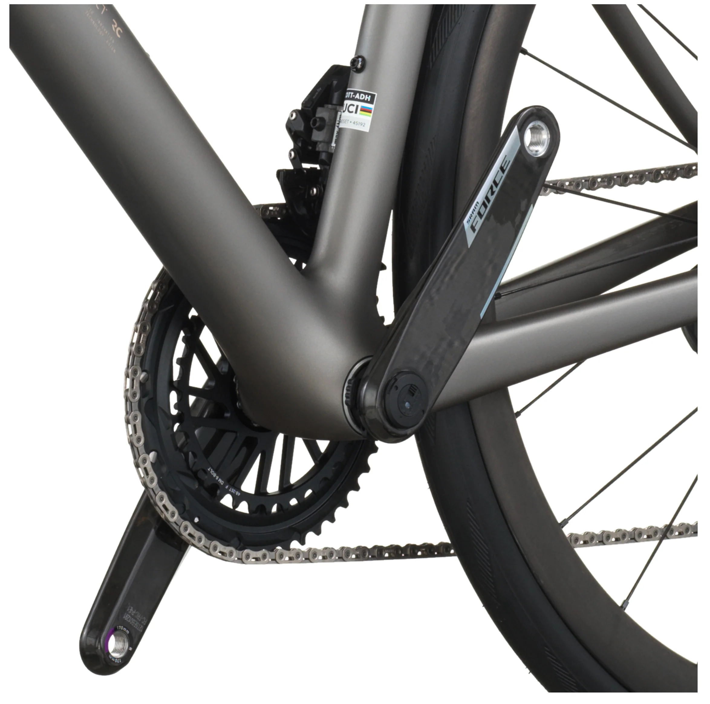 Scott Addict RC Team Road Bike Tungsten Grey - Image 6