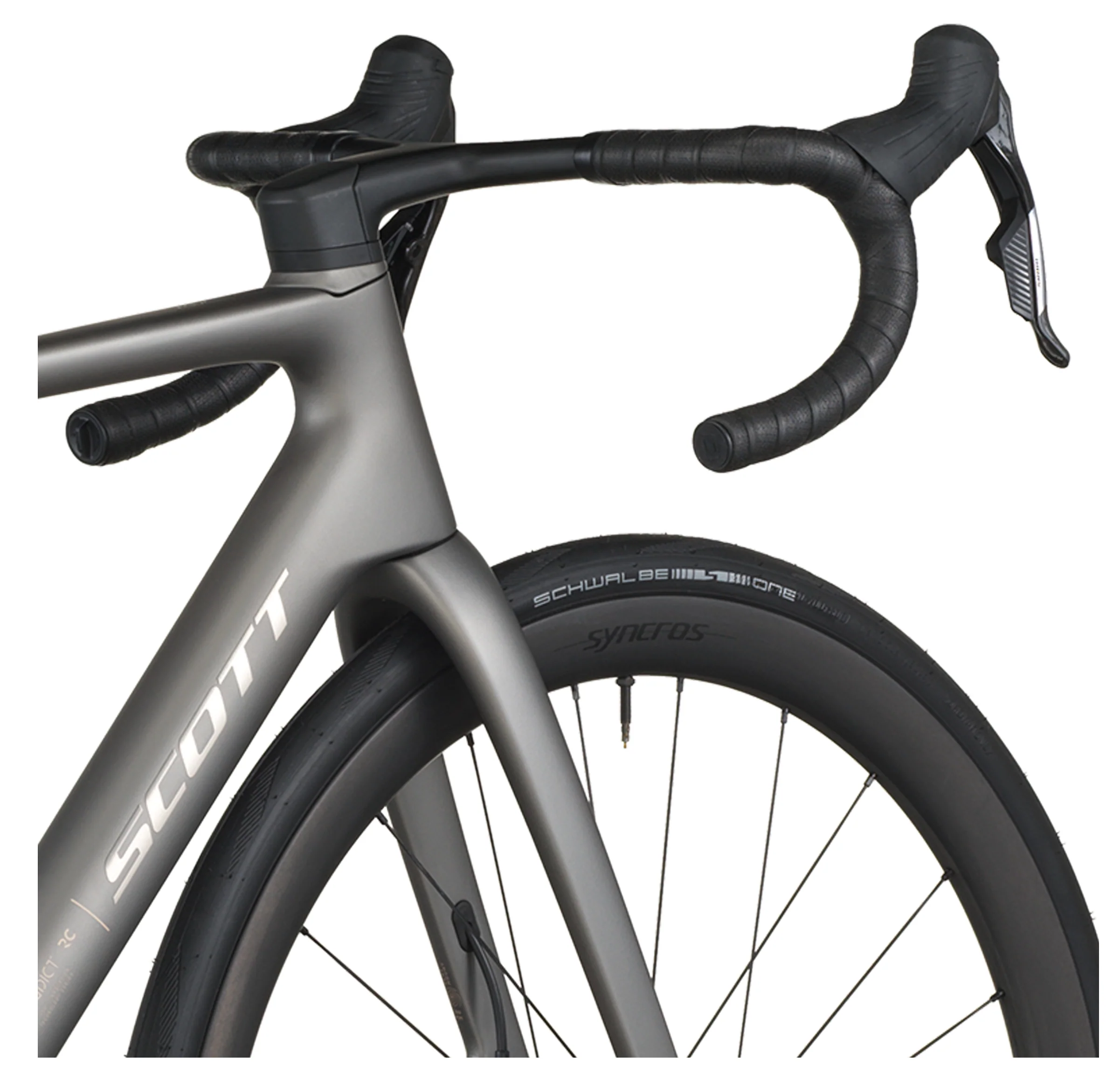 Scott Addict RC Team Road Bike Tungsten Grey - Image 7