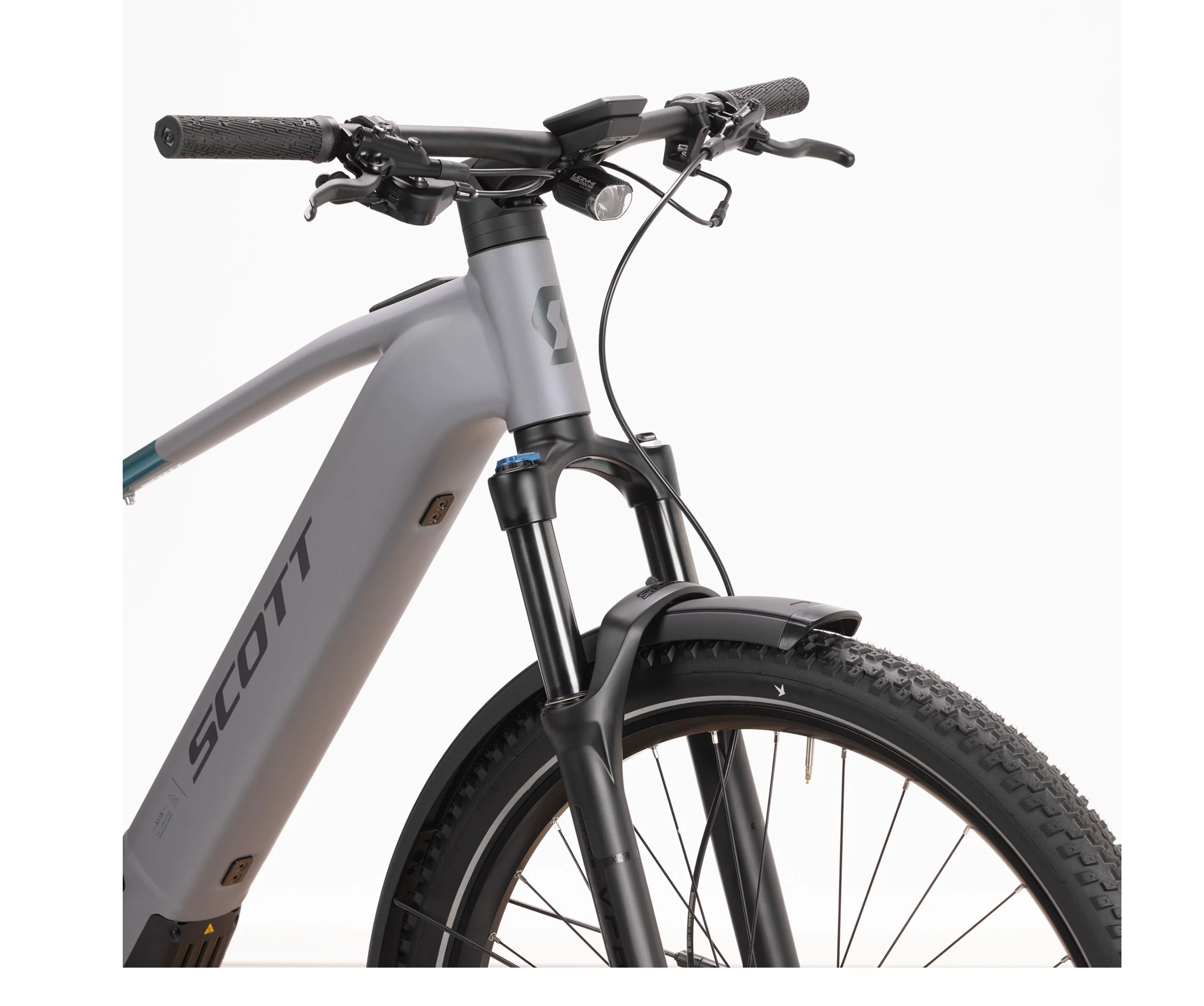 Scott Axis 10 Wave Electric Hybrid Bike - Bird Grey - Image 4