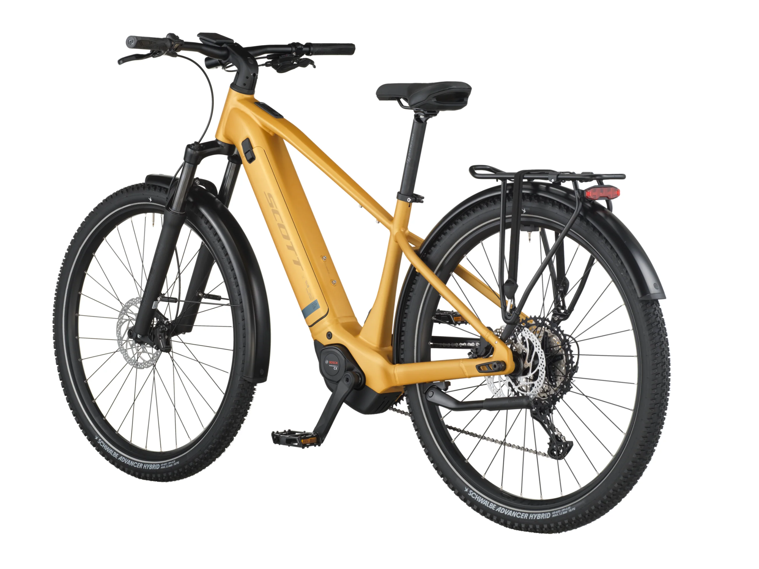 Scott Axis 20 Electric Hybrid Bike - Colorado Gold - Image 3