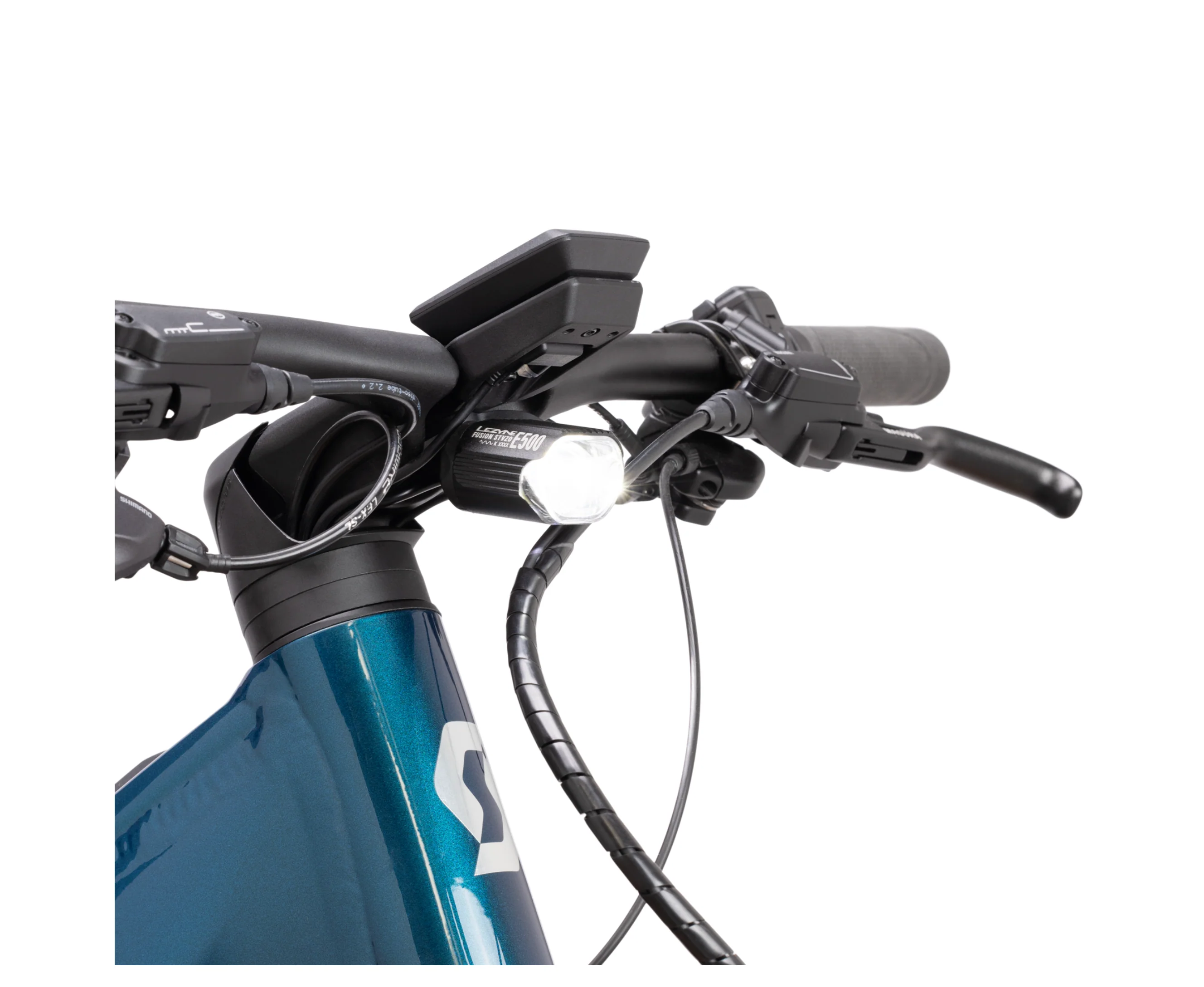 Scott Axis FS 10 Electric Hybrid Bike In Martin Green - Image 4