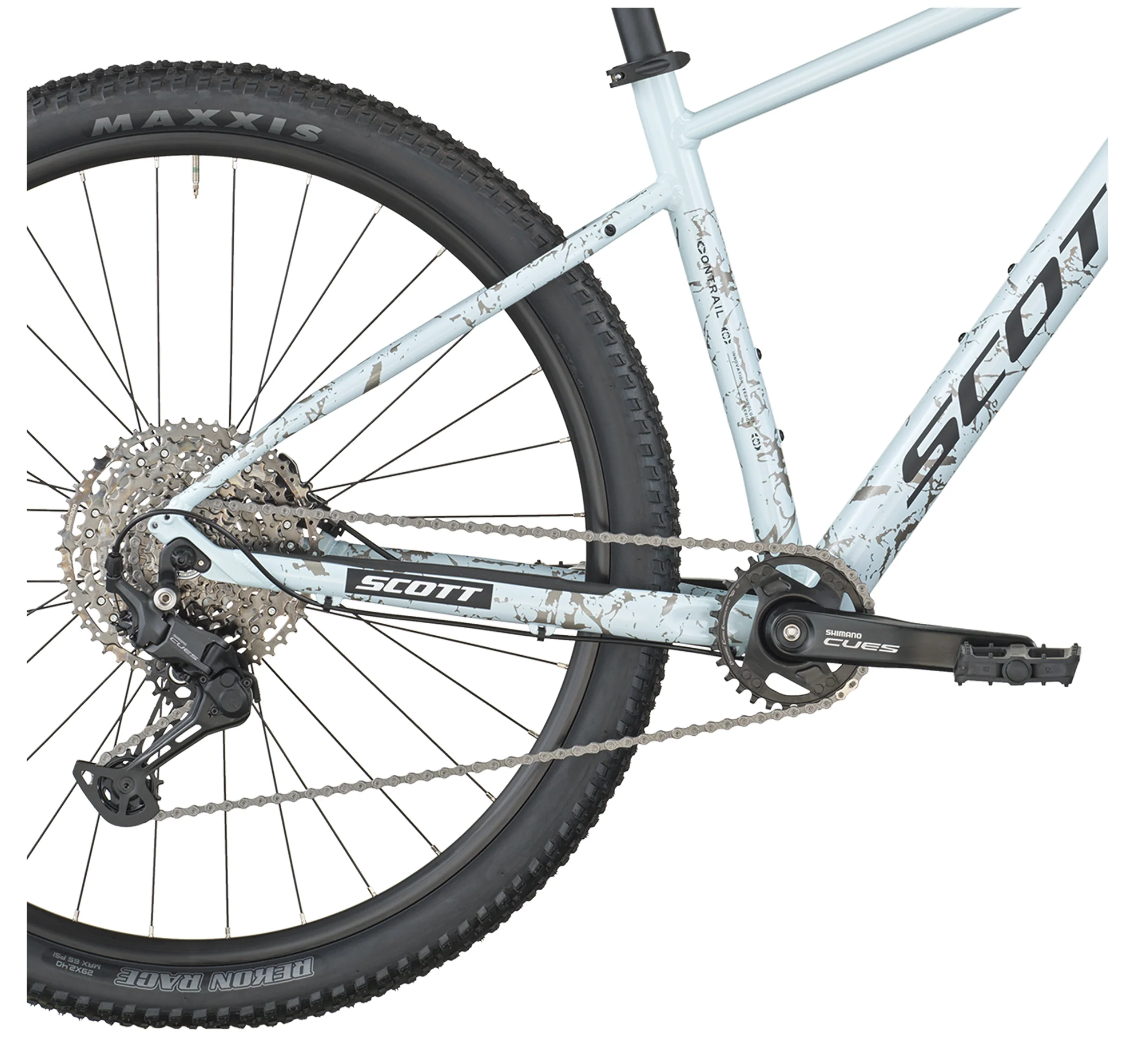 Scott Contrail 10 Hardtail Mountain Bike In Cumulus White - Image 4