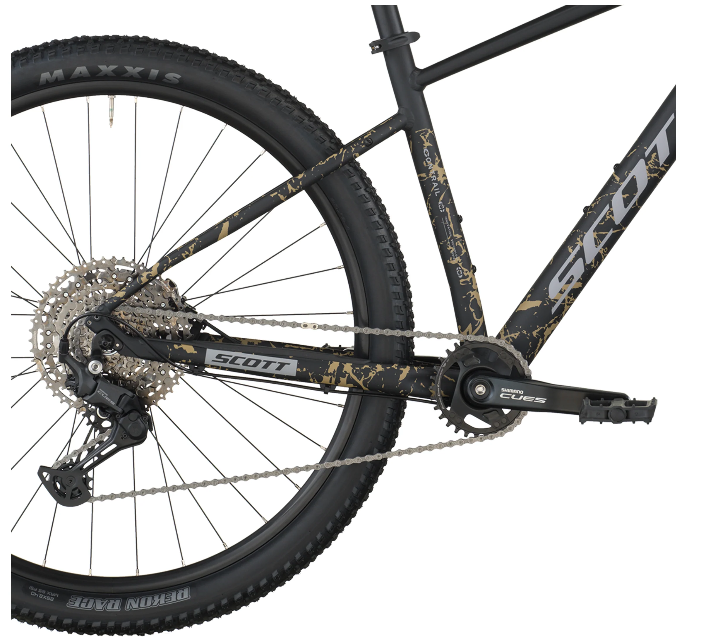 Scott Contrail 10 Hardtail Mountain Bike In Black - Image 4