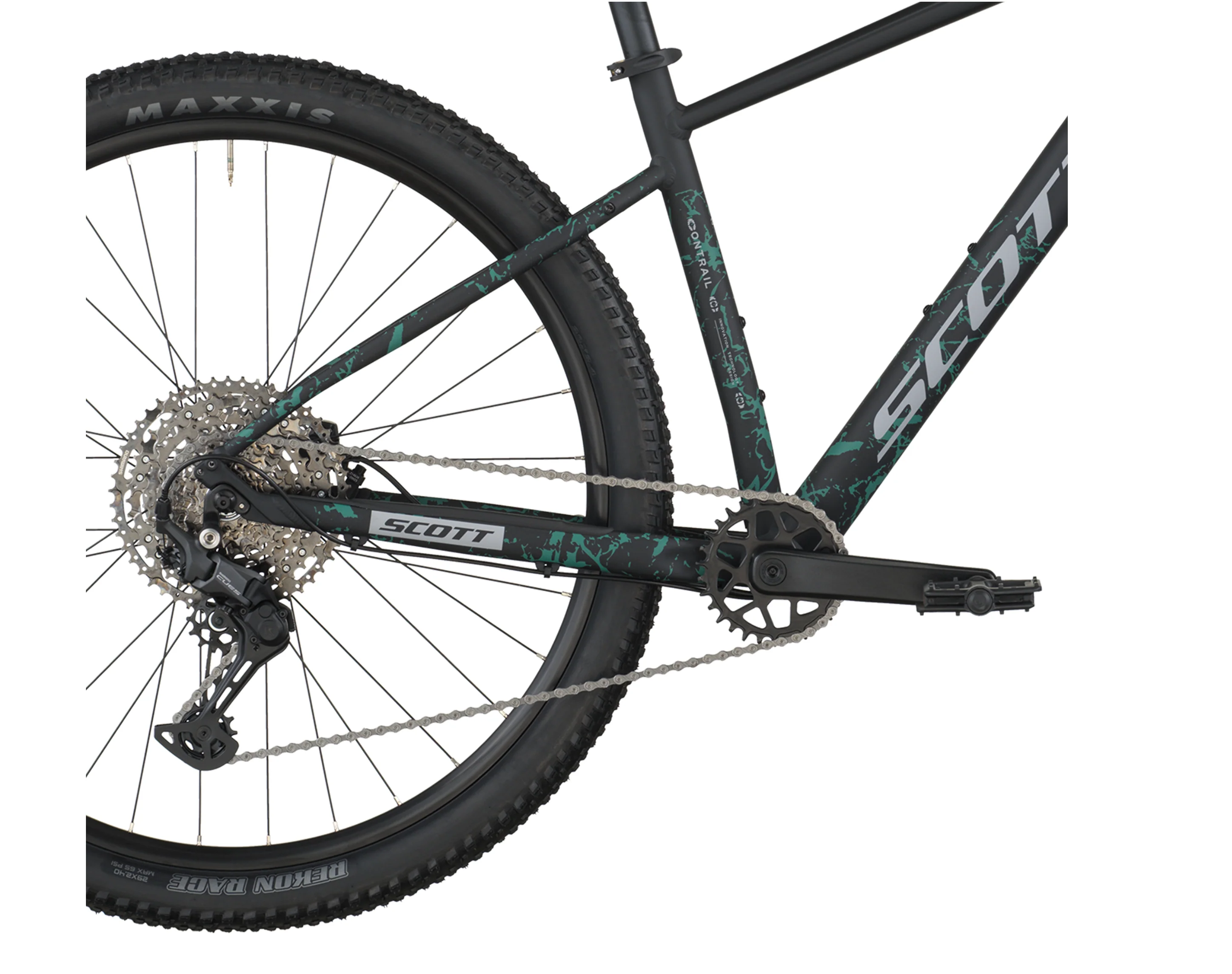 Scott Contrail 20 Hardtail Mountain Bike In Black - Image 4