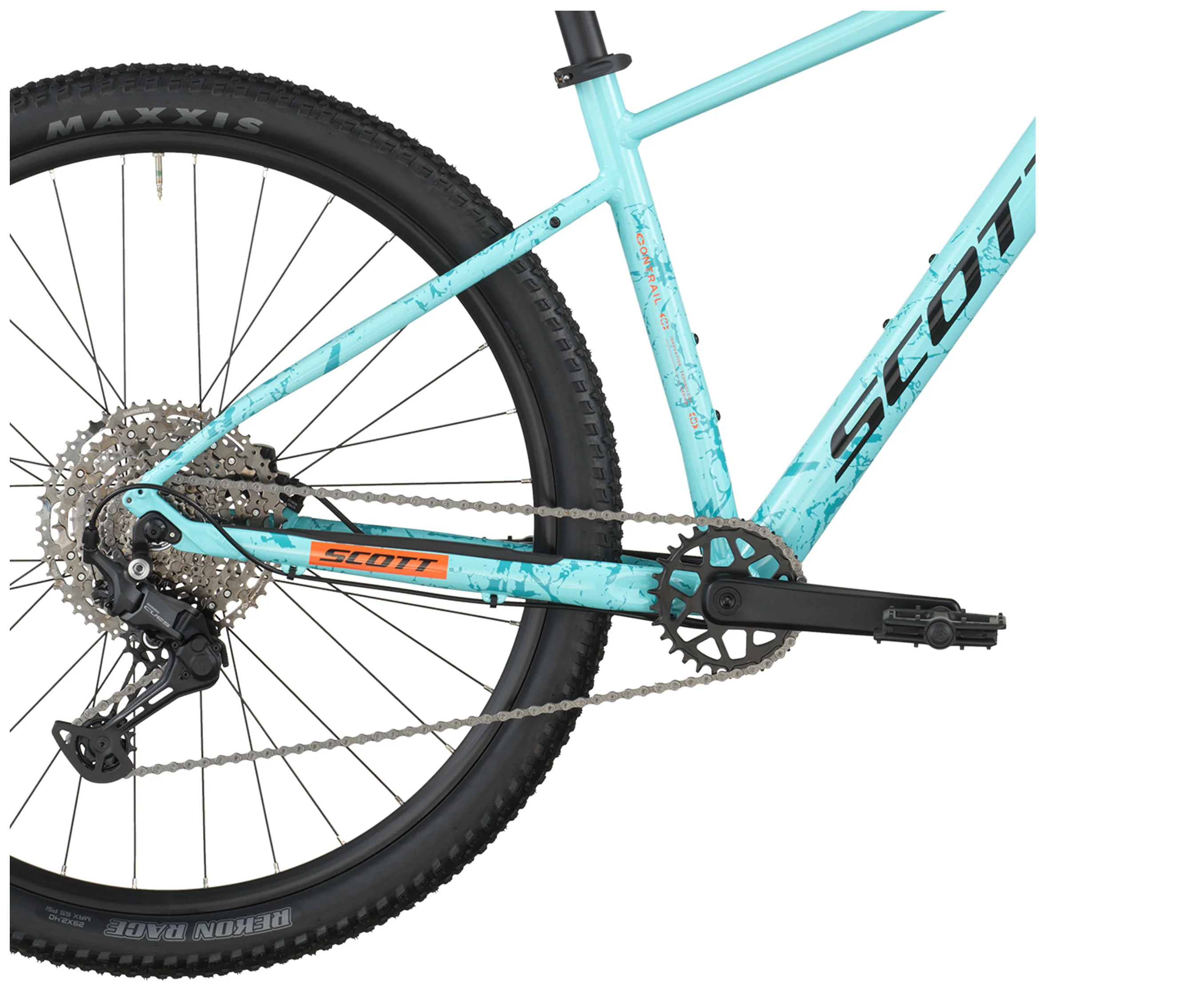 Scott Contrail 20 Hardtail Mountain Bike In Tropic Blue - Image 3