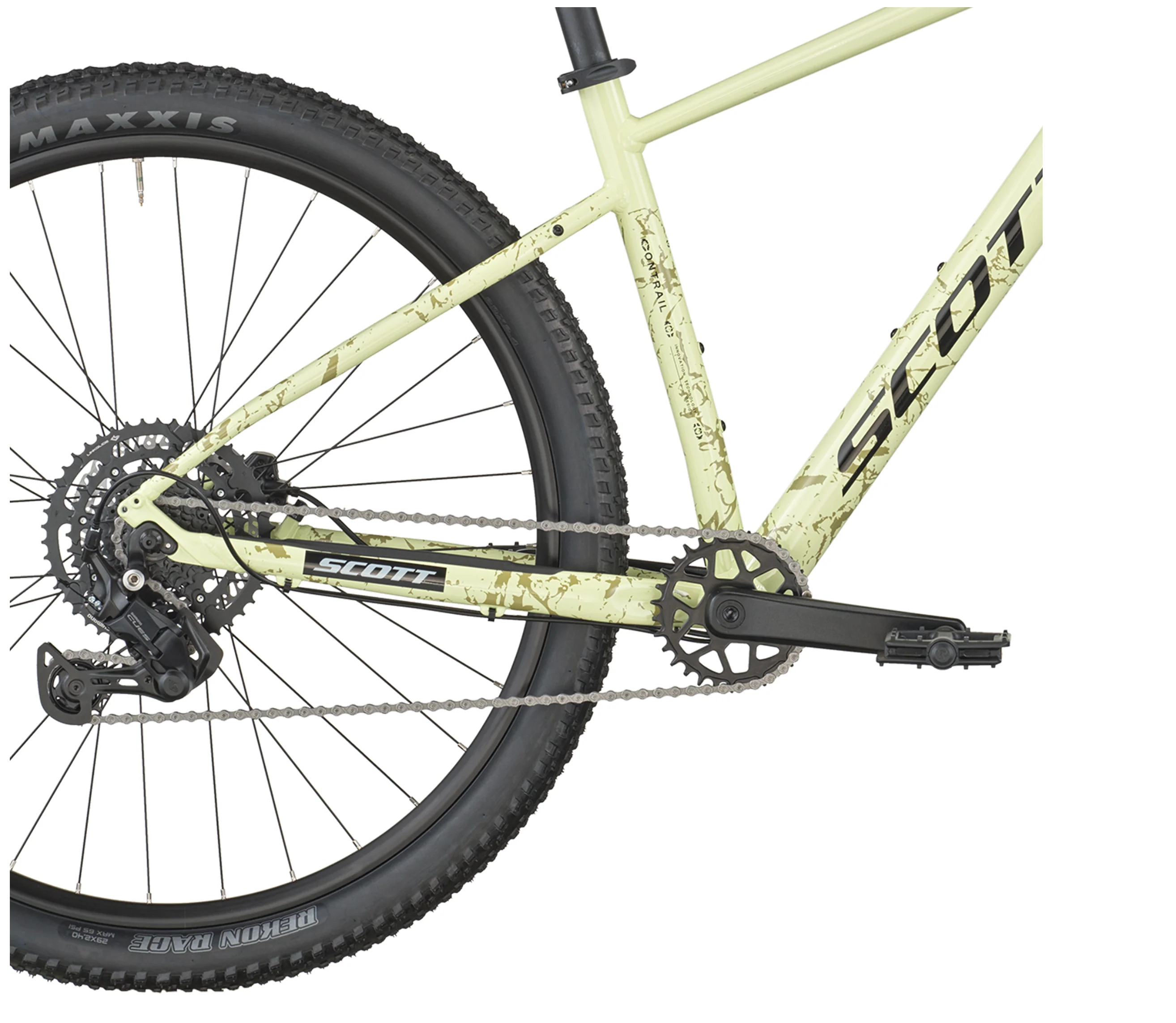 Scott Contrail 30 Hardtail Mountain Bike In Luminary Green - Image 4