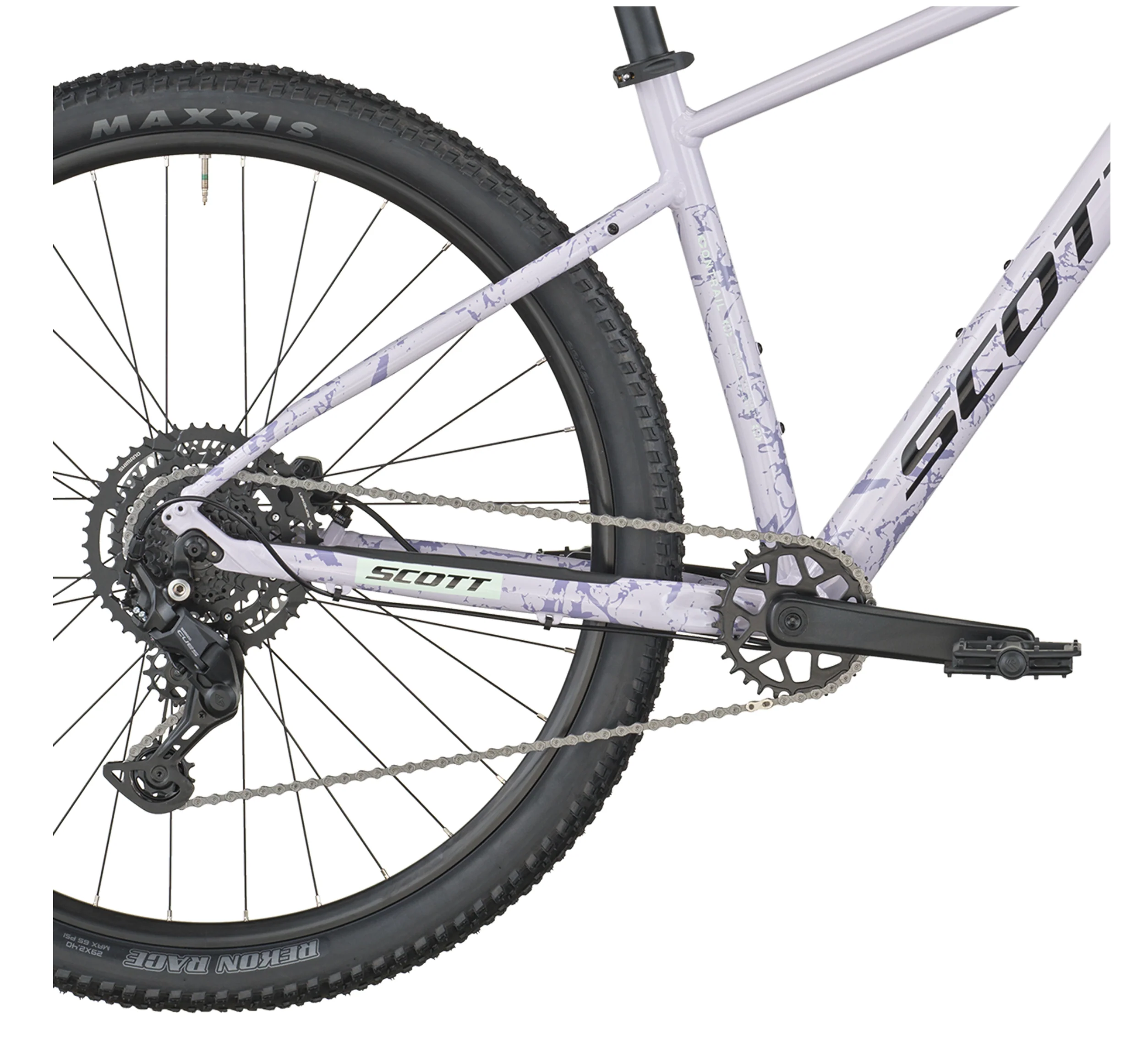 Scott Contrail 30 Hardtail Mountain Bike In Violet Pink - Image 4