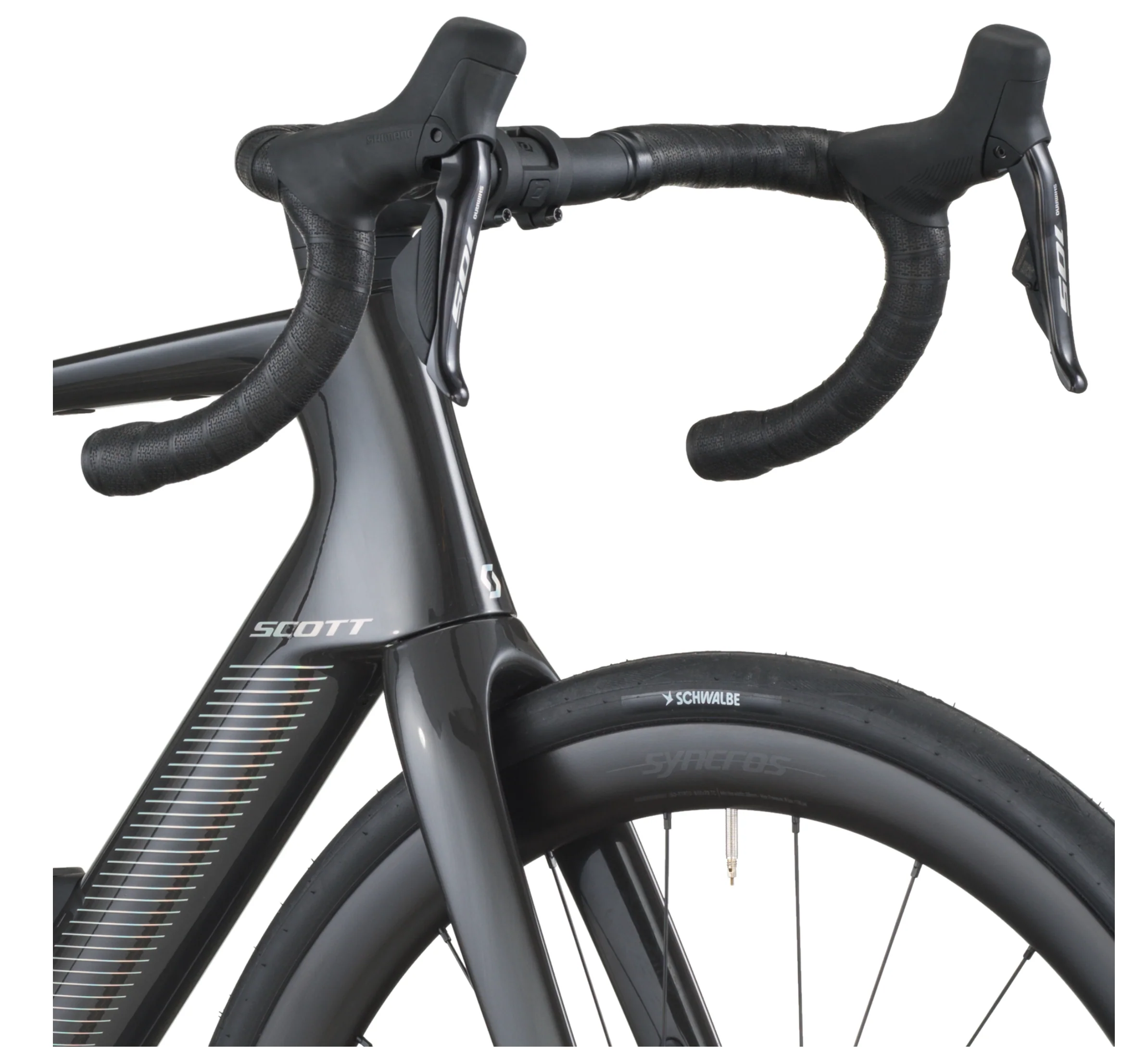 Scott Fastlane 20 Electric Road Bike - Carbon Black - Image 5
