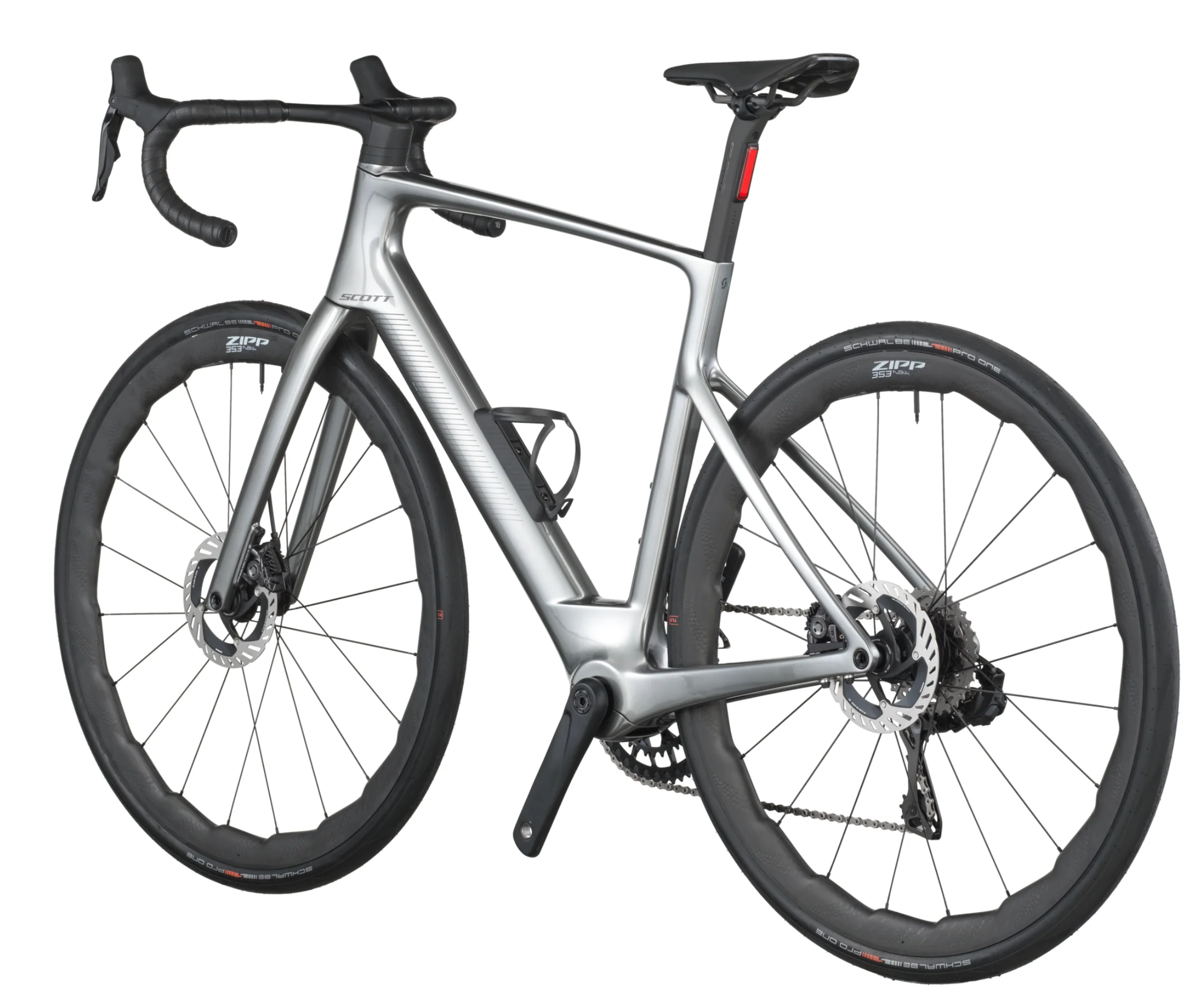 Scott Fastlane Premium Electric Road Bike - Chrome Silver - Image 3
