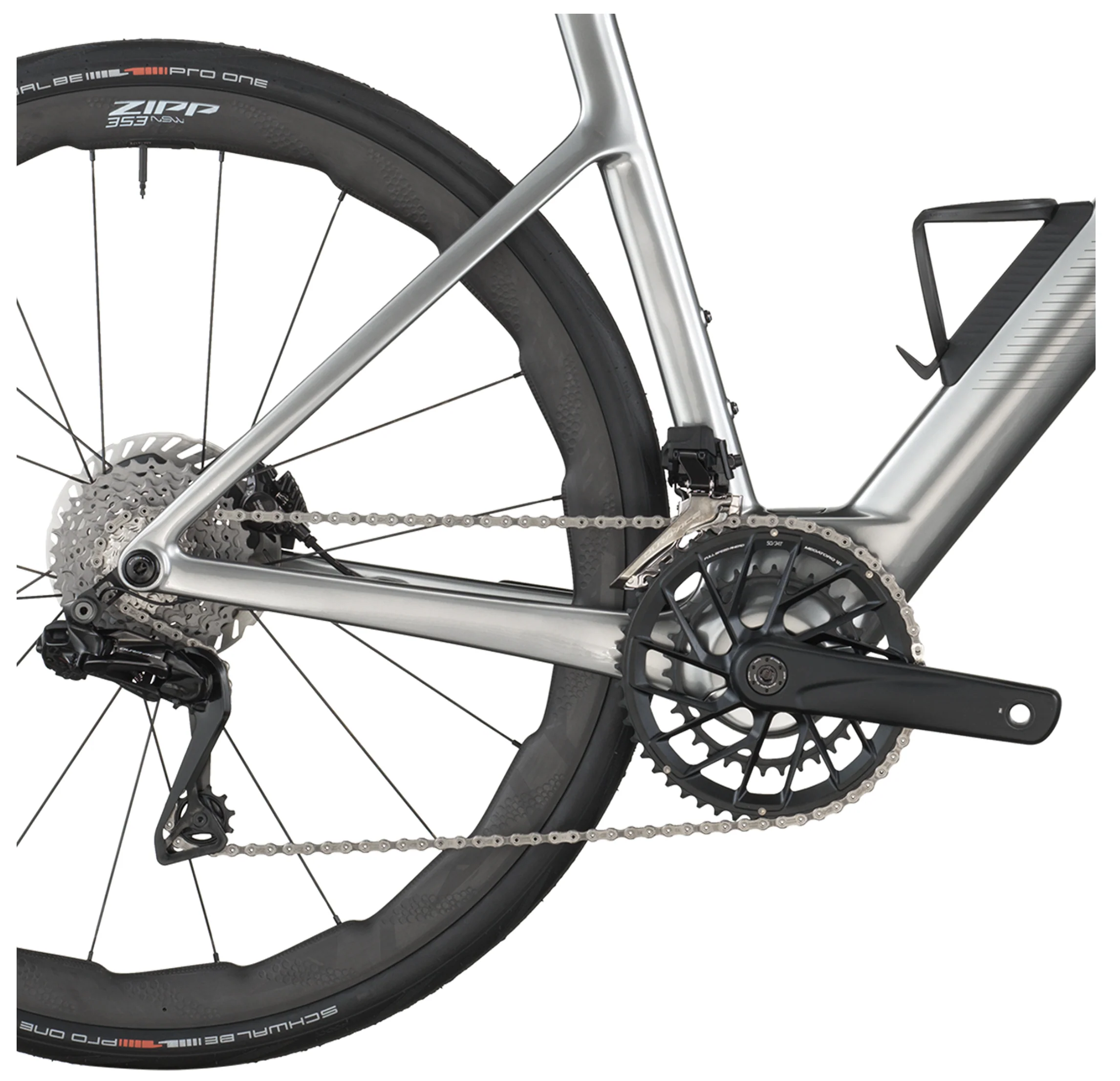 Scott Fastlane Premium Electric Road Bike - Chrome Silver - Image 4
