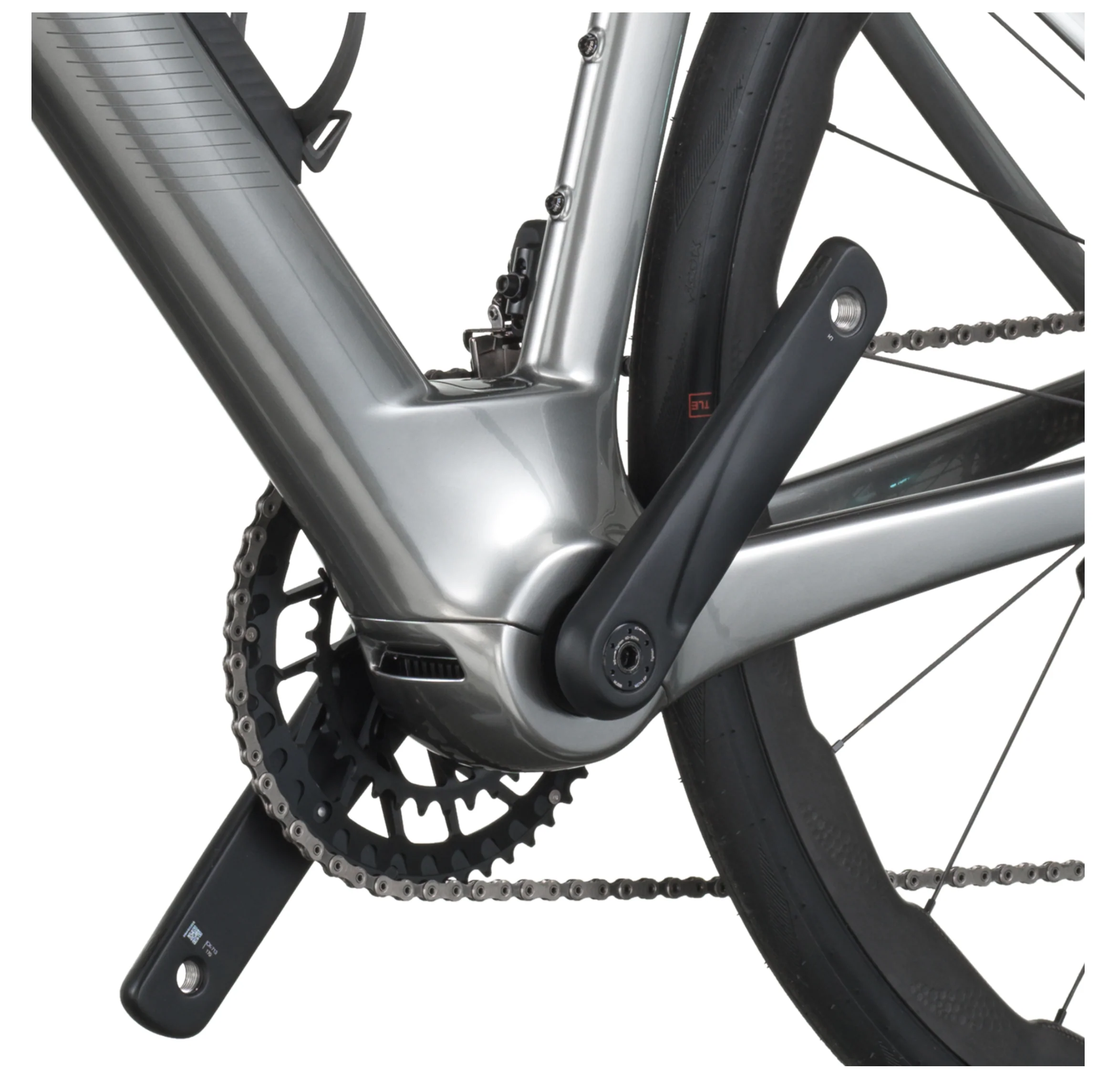 Scott Fastlane Premium Electric Road Bike - Chrome Silver - Image 6