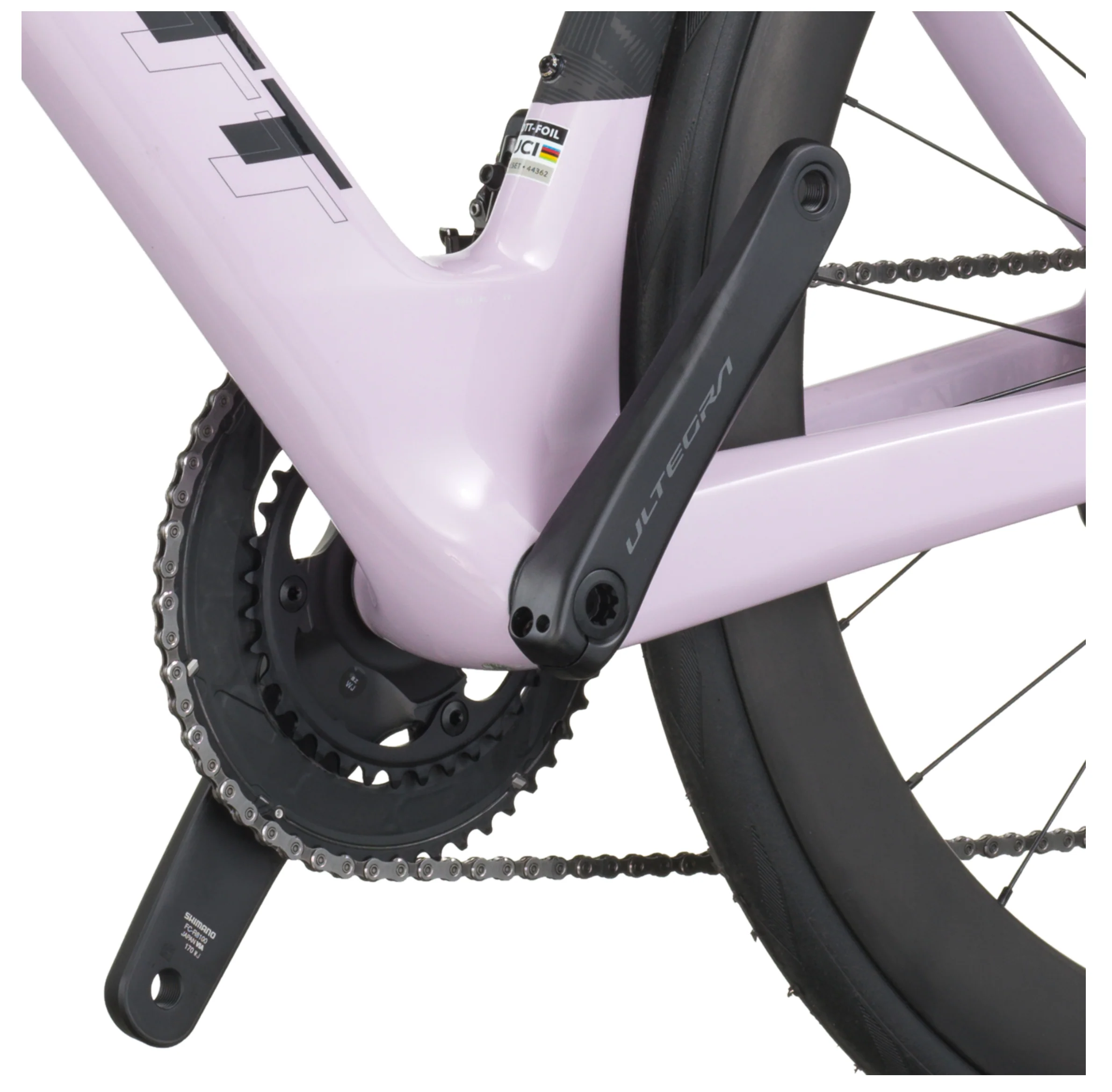 Scott Foil RC 10 Road Bike In Violet Pink Carbon Black - Image 6