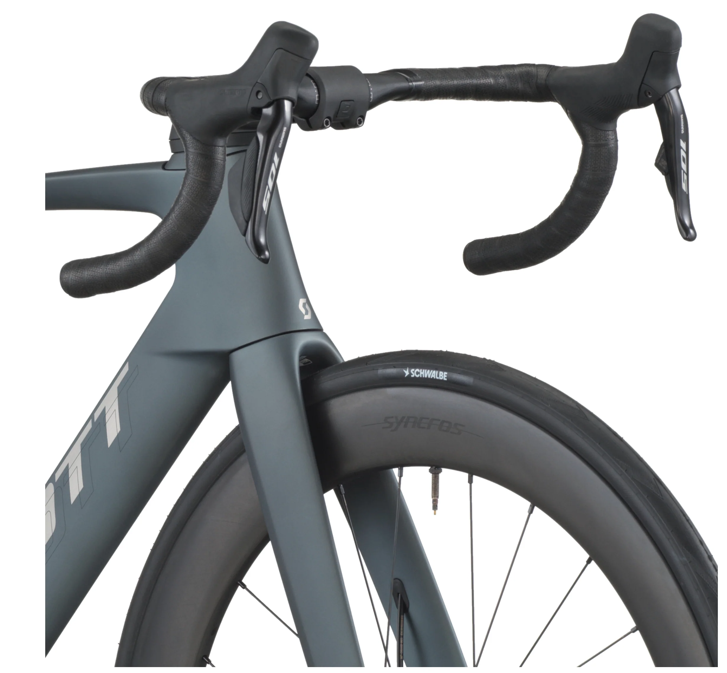 Scott Foil RC 20 Road Bike In Carbon Grey - Image 5