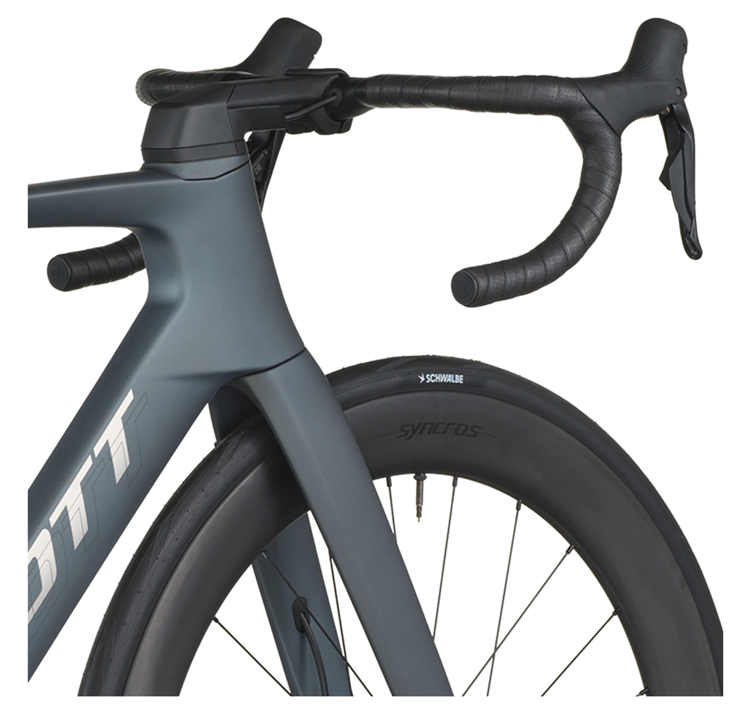 Scott Foil RC 20 Road Bike In Carbon Grey - Image 7