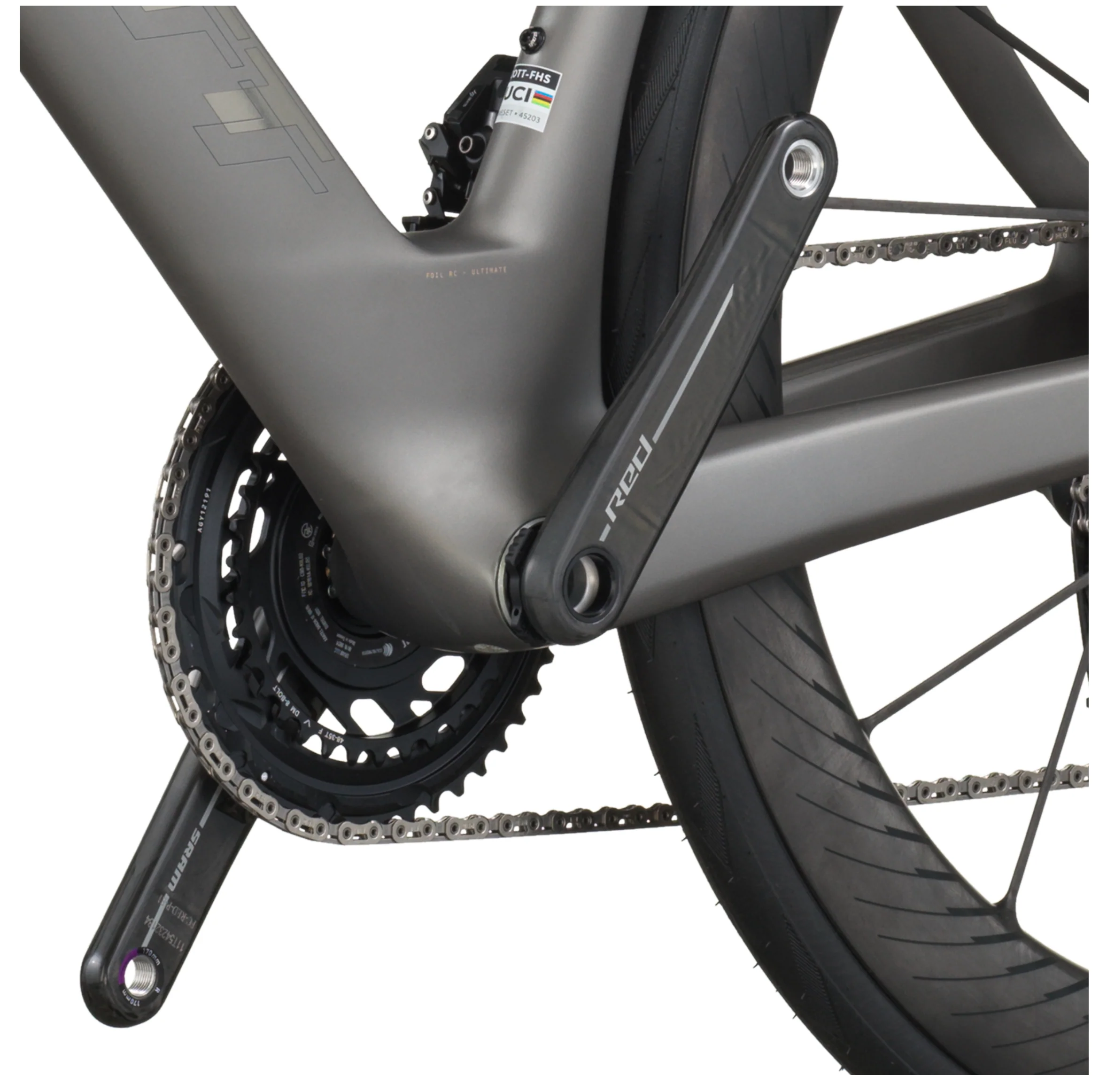 Scott Foil RC Ultimate Road Bike In Tungsten Grey - Image 7