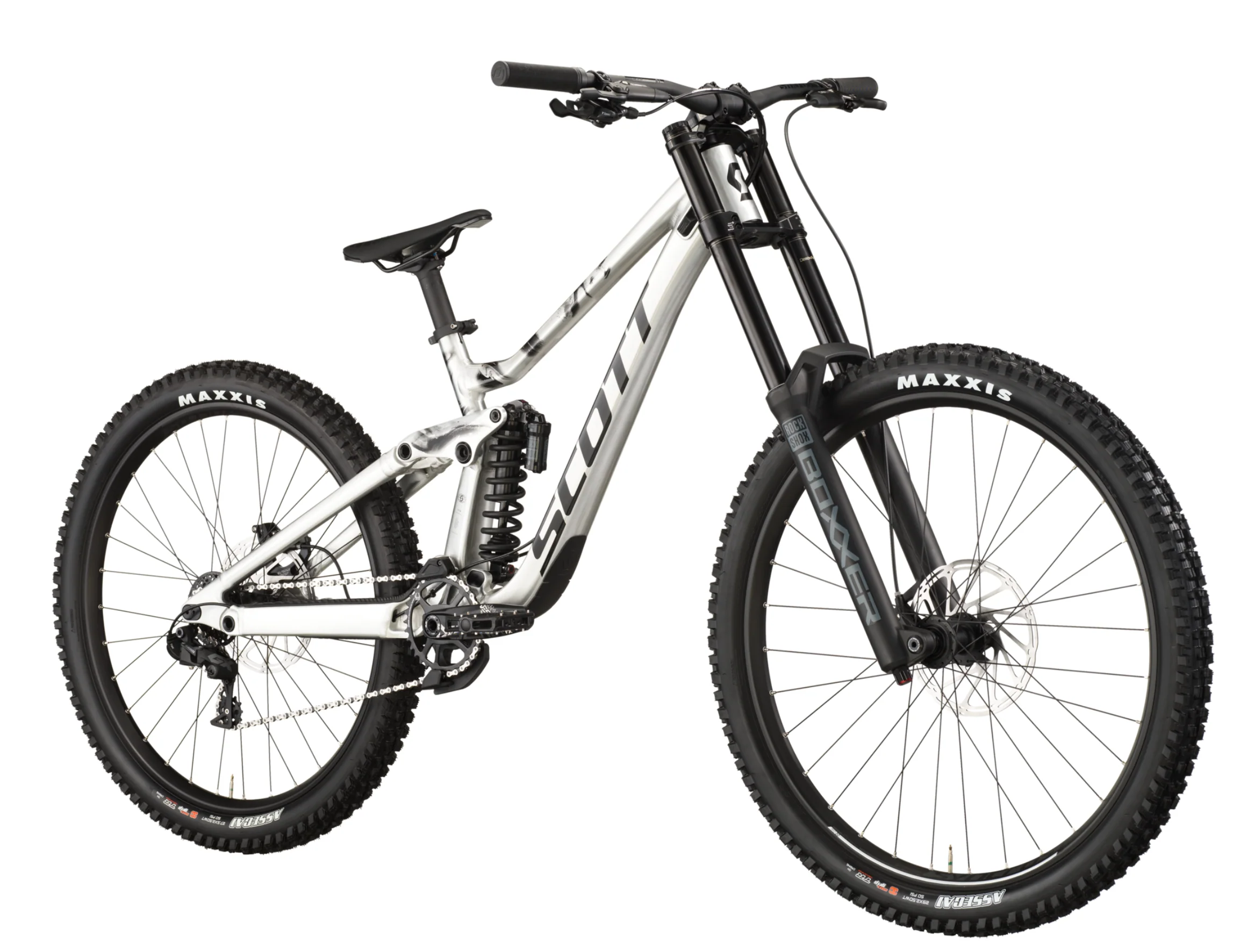 Scott Gambler 20 Full Suspension Mountain Bike - Alloy Silver - Image 2
