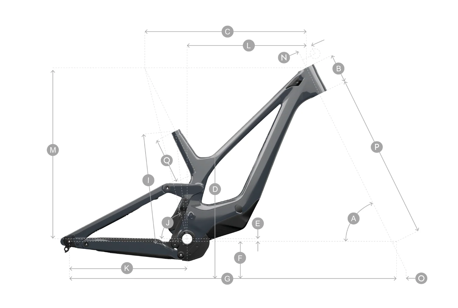 Scott Gambler 900 RC HMX Full Suspension Mountain Bike Frameset - Mistyade Green - Image 4
