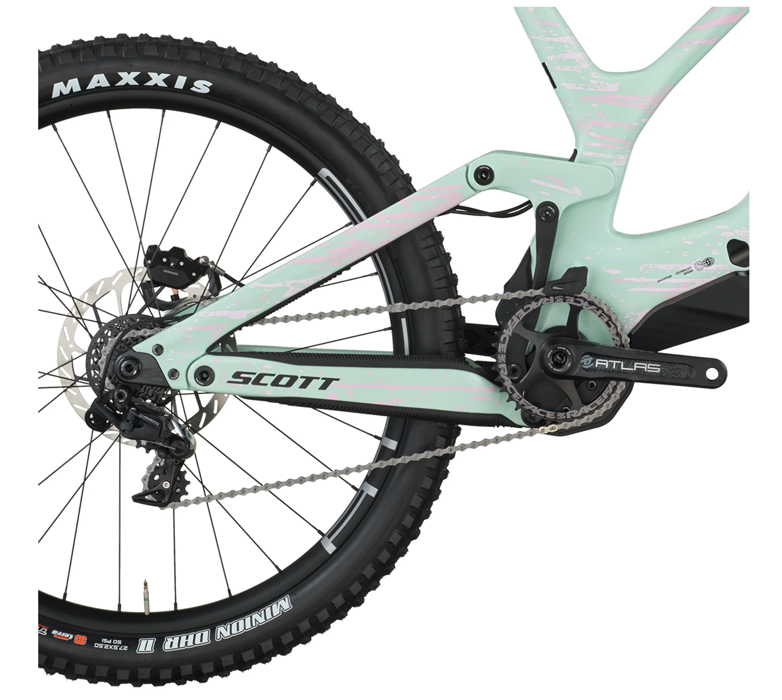 Scott Gambler RC Downhill Full Suspension Mountain Bike Mistyade Green - Image 3