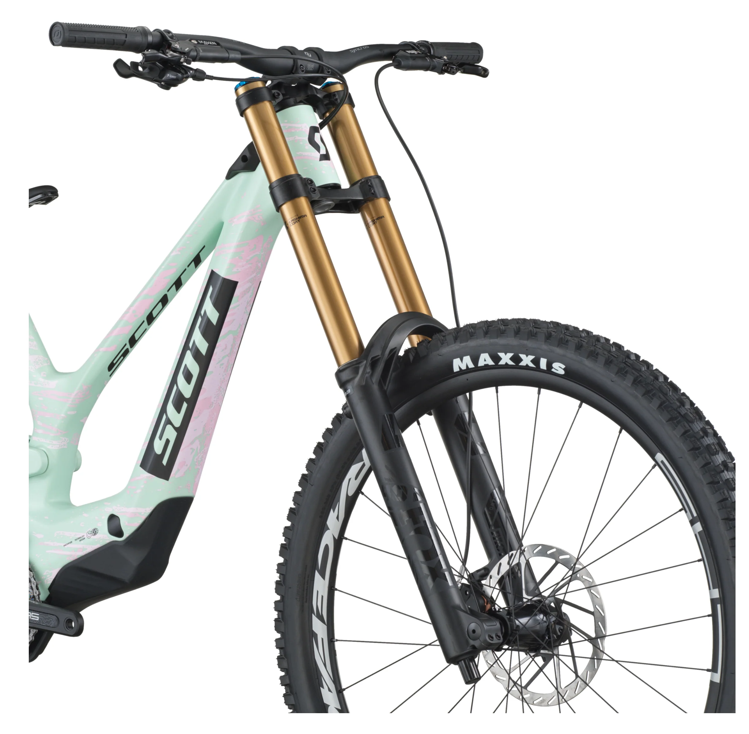 Scott Gambler RC Downhill Full Suspension Mountain Bike Mistyade Green - Image 4