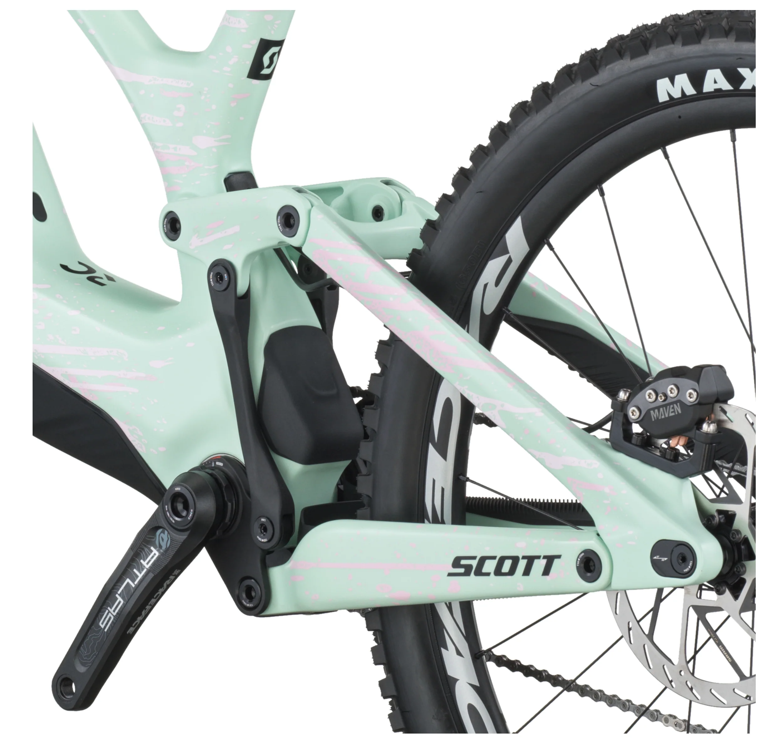 Scott Gambler RC Downhill Full Suspension Mountain Bike Mistyade Green - Image 7