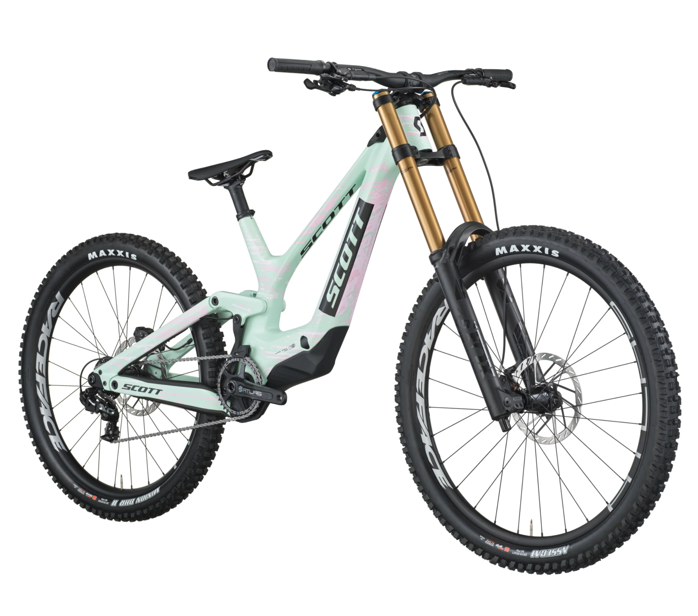 Scott Gambler RC Downhill Full Suspension Mountain Bike Mistyade Green - Image 9