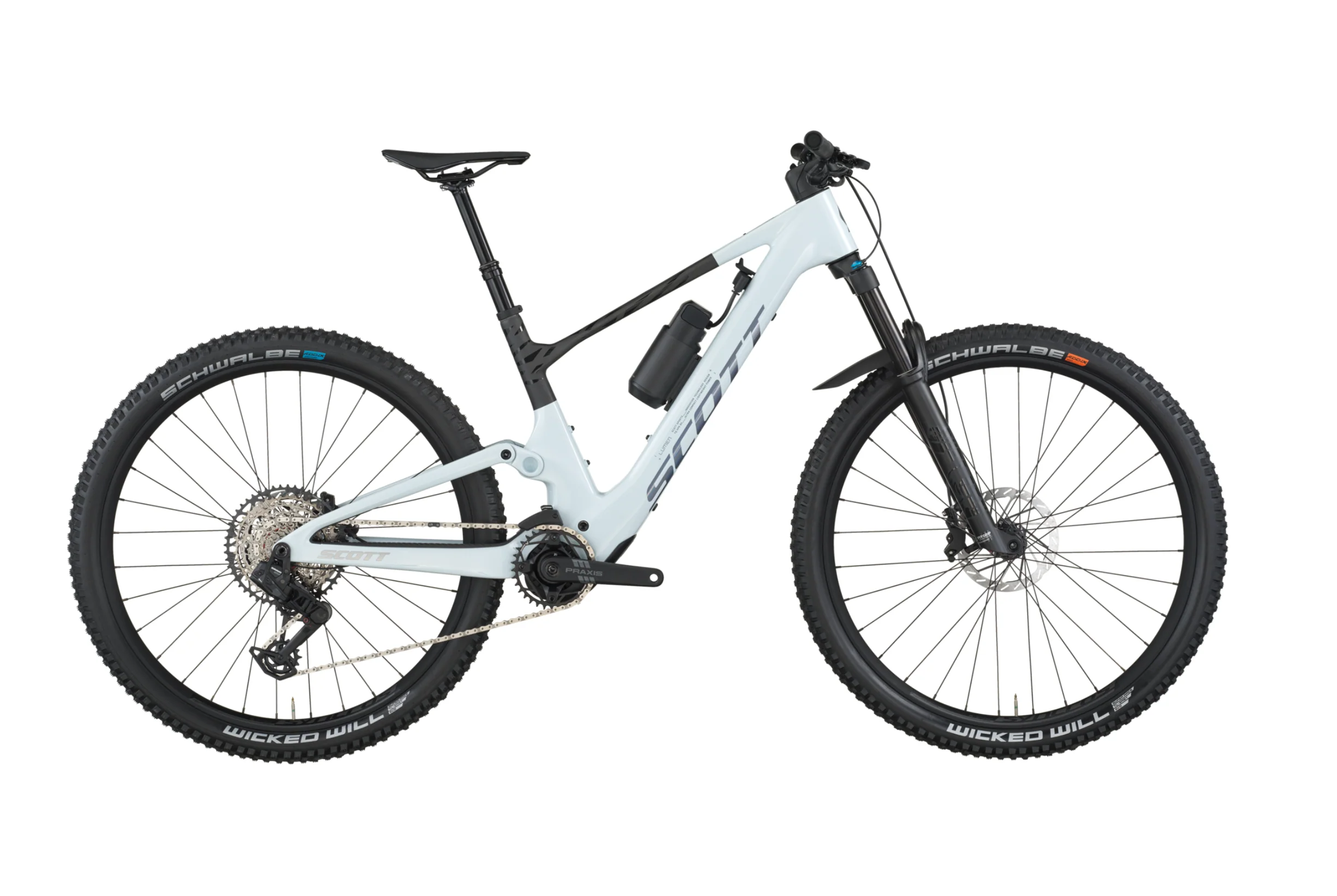 Scott Lumen 910 Electric Full Suspension Mountain Bike - Cumulus White