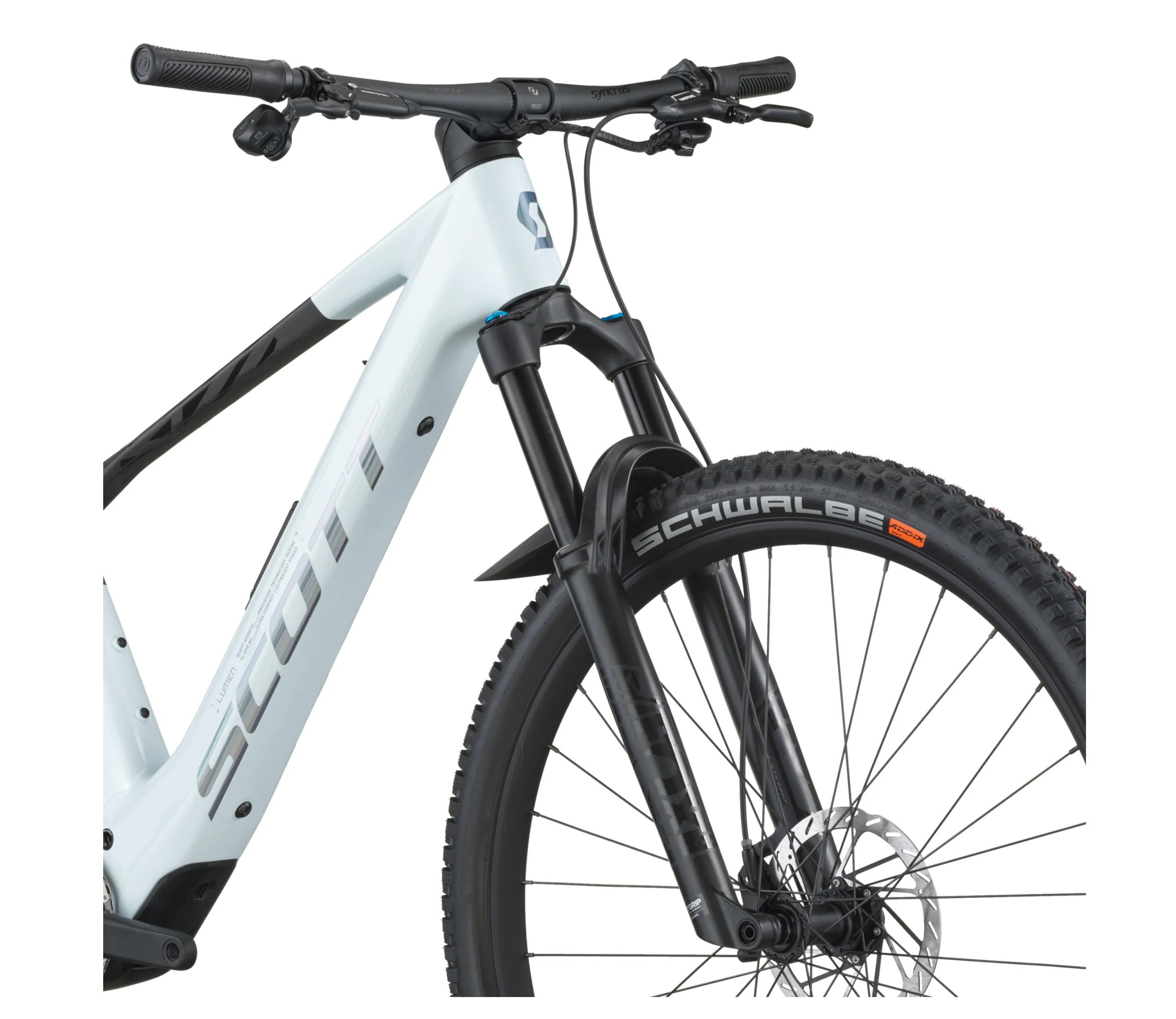 Scott Lumen 910 Electric Full Suspension Mountain Bike - Cumulus White - Image 5